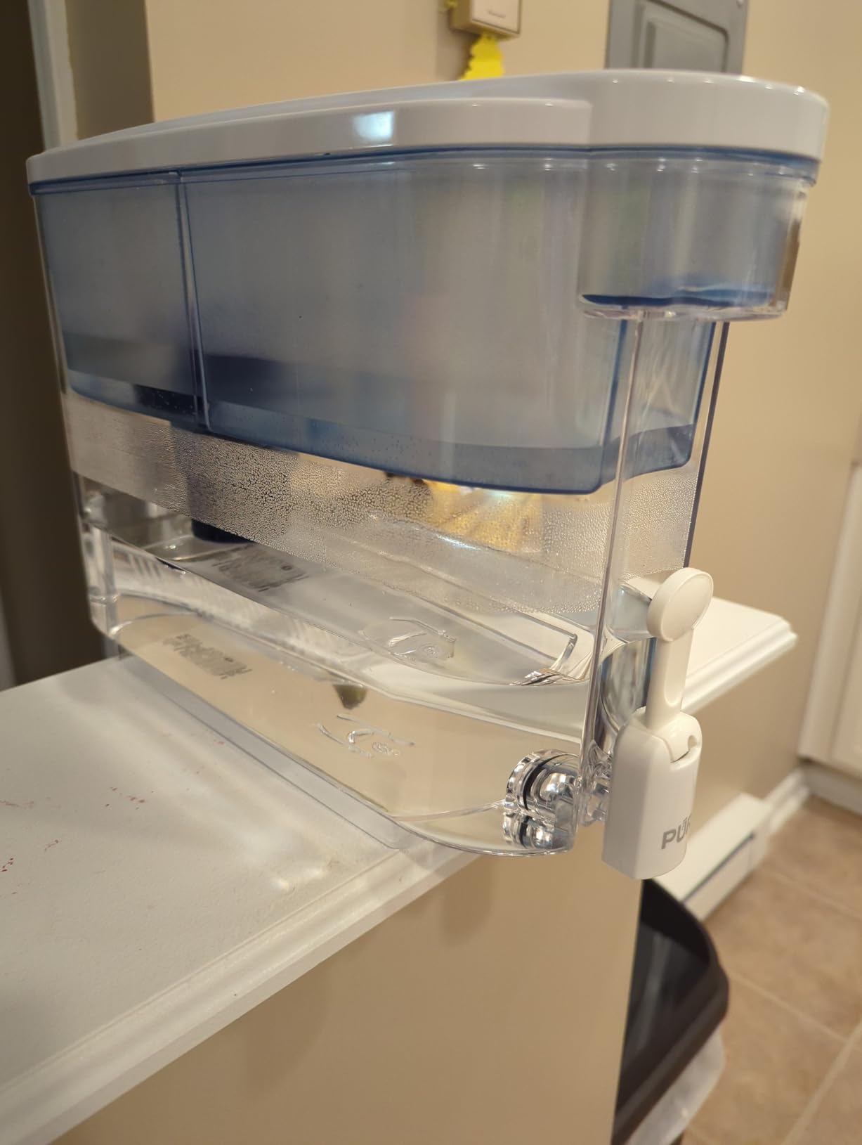 PUR 30-Cup Countertop Water Filter Dispenser for Fridge, White/Blue customer photo 1