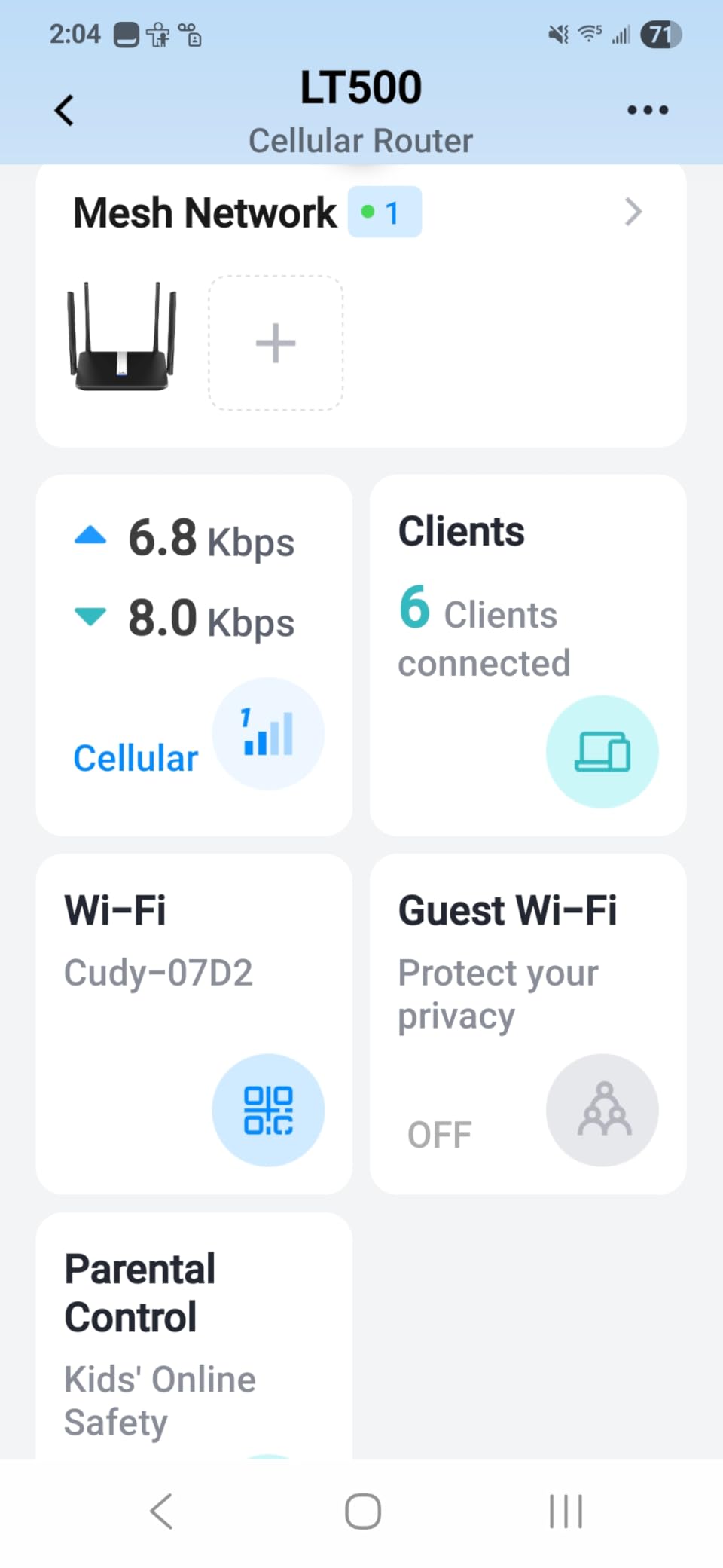 Cudy 4G AC1200 4-Port Wi-Fi 5 Dual-Band Router with SIM Slot, LT500 customer photo 1