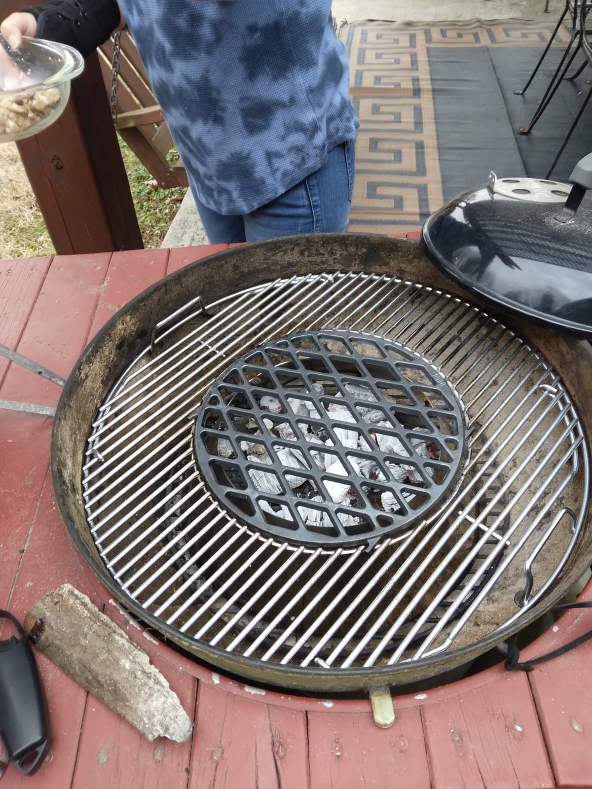 Weber Gourmet BBQ System Sear Grate Replacement, Cast Iron Cooking Grate customer photo 1