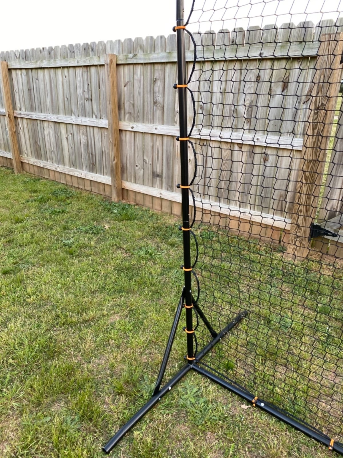 Soccer Rebounder Net 6x12 Feet Practice Soccer Training Equipment | Portable, Easy Assembly, Steel Frame | Perfect for Practicing Backyard Volley, Solo Training,Kickback, Passing, Pitchback customer photo 1