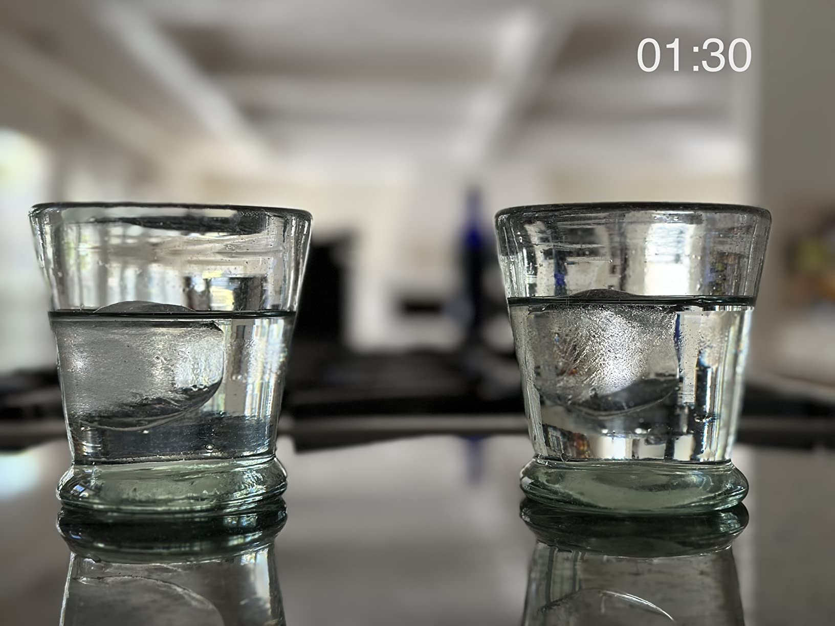 TINANA Crystal Clear Ice Ball Maker, 4 Cavity Large Clear Ice Balls Form, 2.5” Round Ice Sphere Trays for Whiskey, Cocktail, Brandy, Bourbon customer photo 1
