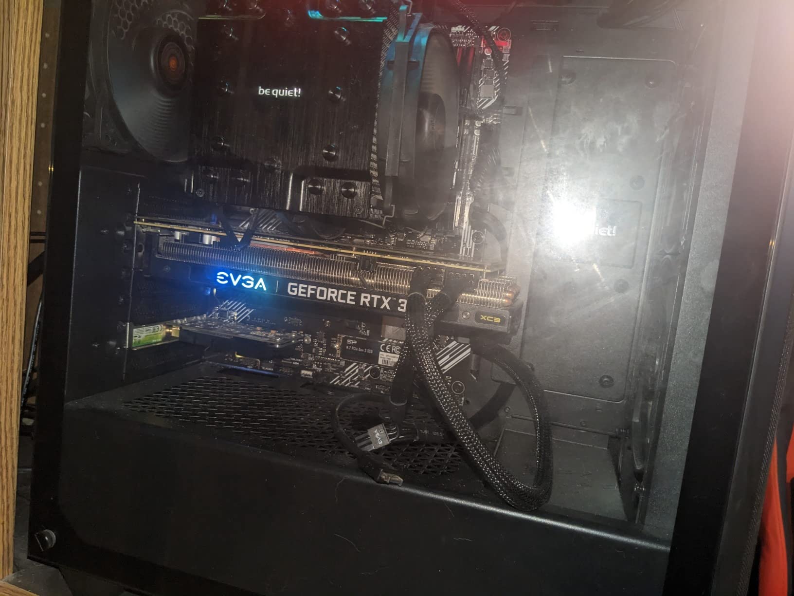 EVGA 08G-P5-3755-KR GeForce RTX 3070 XC3 Ultra Gaming, 8GB GDDR6, iCX3 Cooling, ARGB LED, Metal Backplate customer photo 2