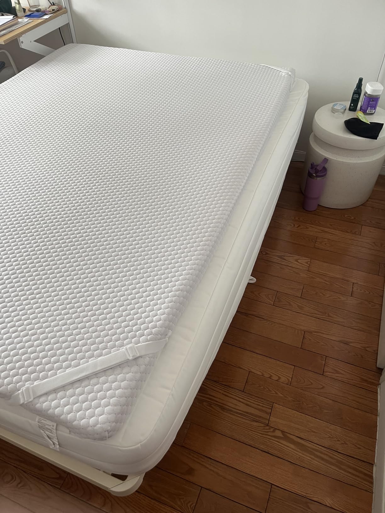 PERLECARE Queen 3 Inch Gel Memory Foam Mattress Topper with Cover customer photo 2
