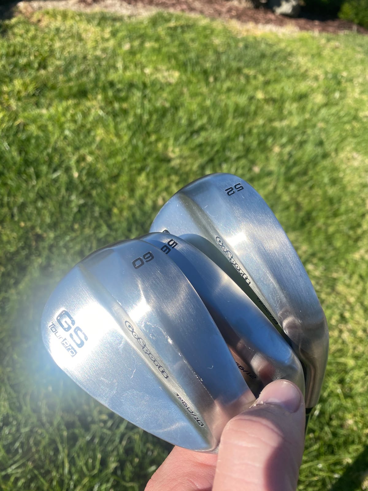 GoSports Tour Pro Golf Wedge Set – Mens Right Handed 52 Gap Wedge, 56 Sand Wedge and 60 Lob Wedge in Satin or Black Finish customer photo 1