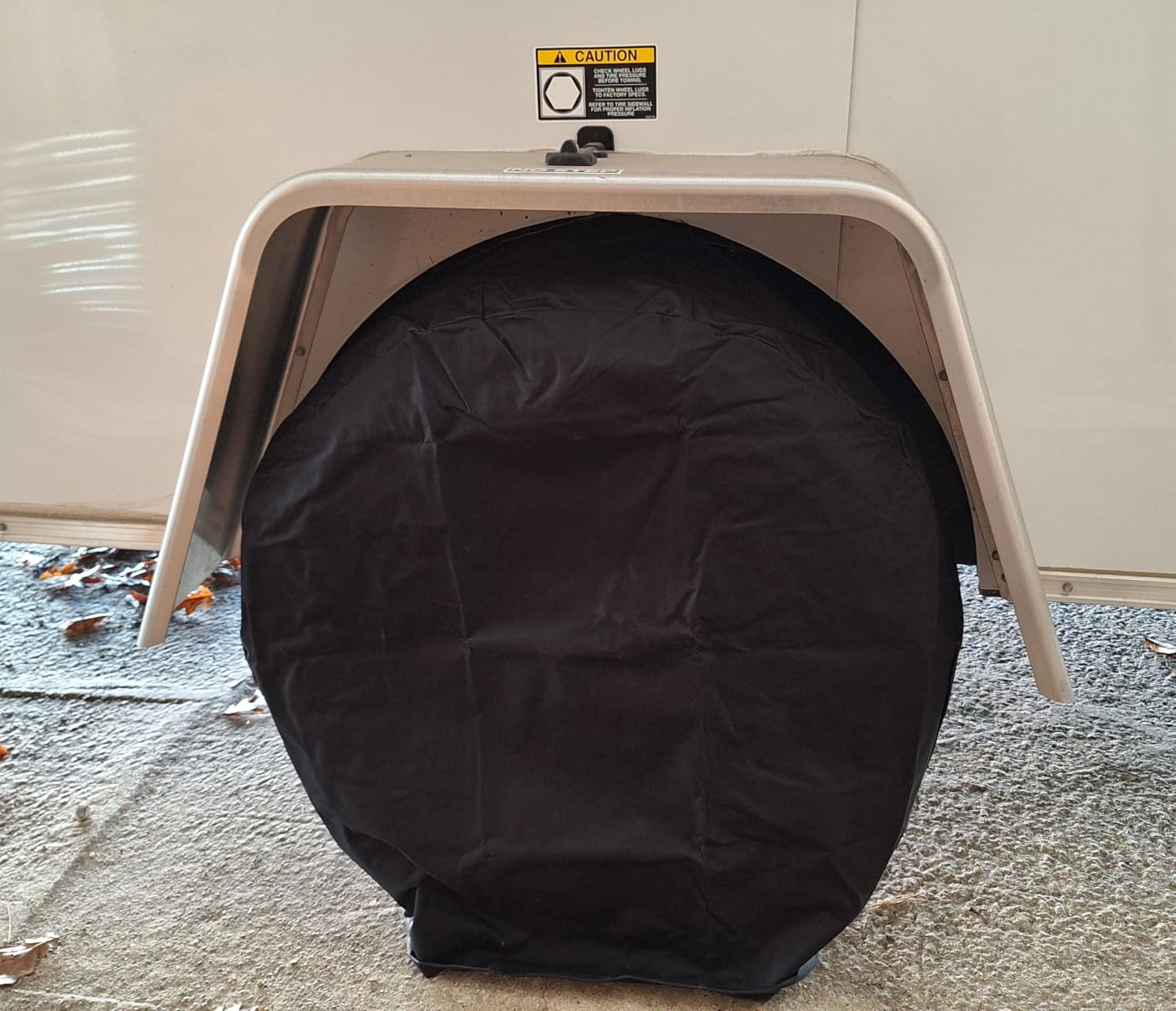 eletecpro RV Tire Covers, Fit 26-29 Inch Tire Diameters, Gray, 4-Pack customer photo 1