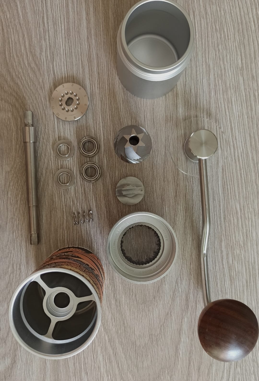 Normcore Manual Coffee Grinder V2 - Hand Coffee Grinder with Stainless Steel 38mm Contemporary Conical Burr - Adjustable Settings - For Aeropress, Espresso, Pour over, French Press customer photo 2