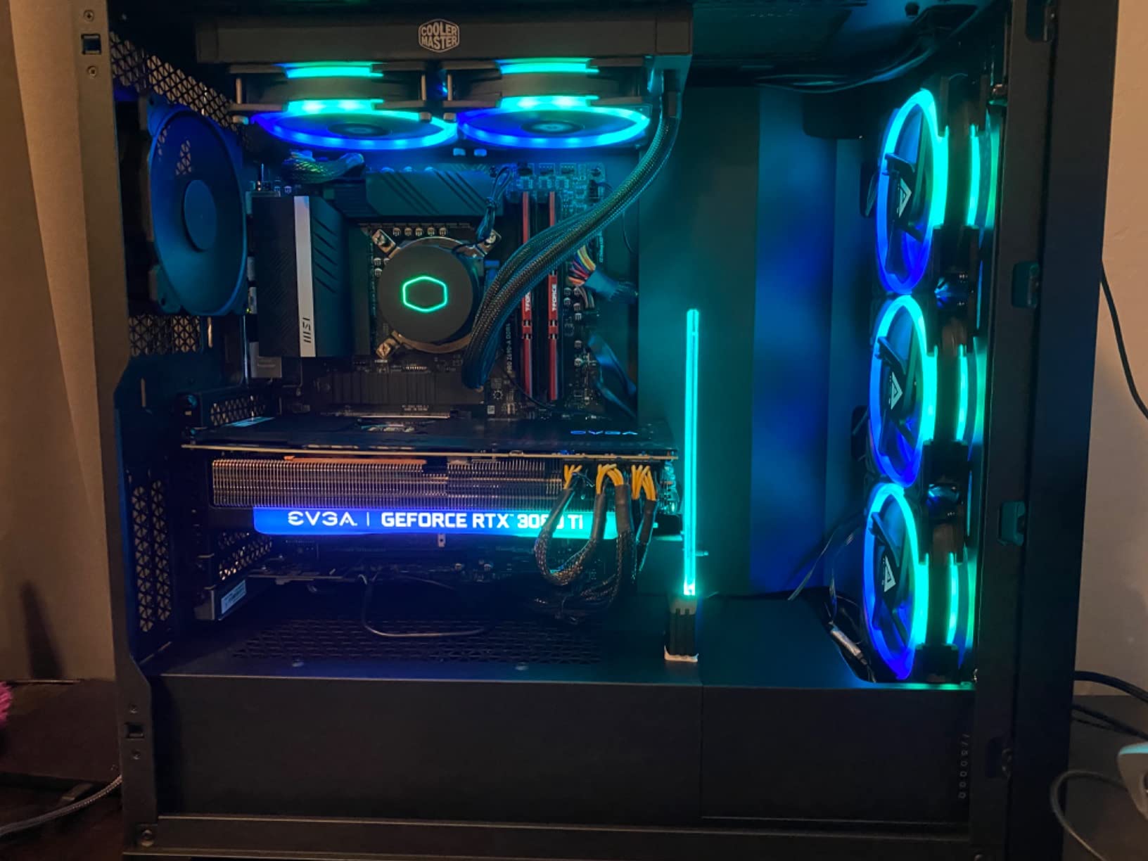 upHere 5V Addressable RGB Graphics Card GPU Brace Support Video Card Sag Holder,Built-in 5V ARGB,Adjustable Height Support,GH03ARGB customer photo 1