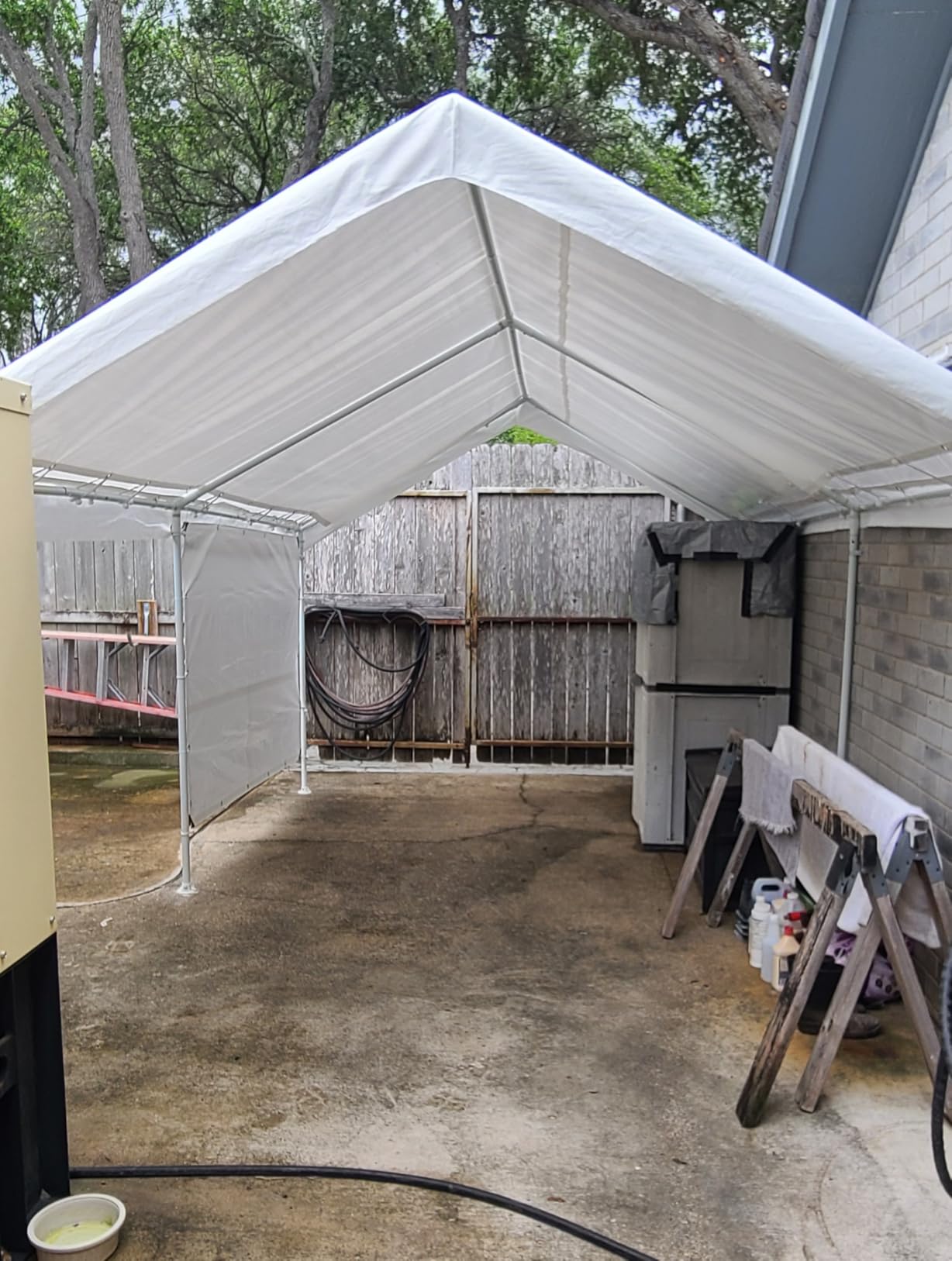 CARAVA 12x26 ft Carport, Heavy Duty Outdoor Car Domain Shelters Canopy customer photo 2