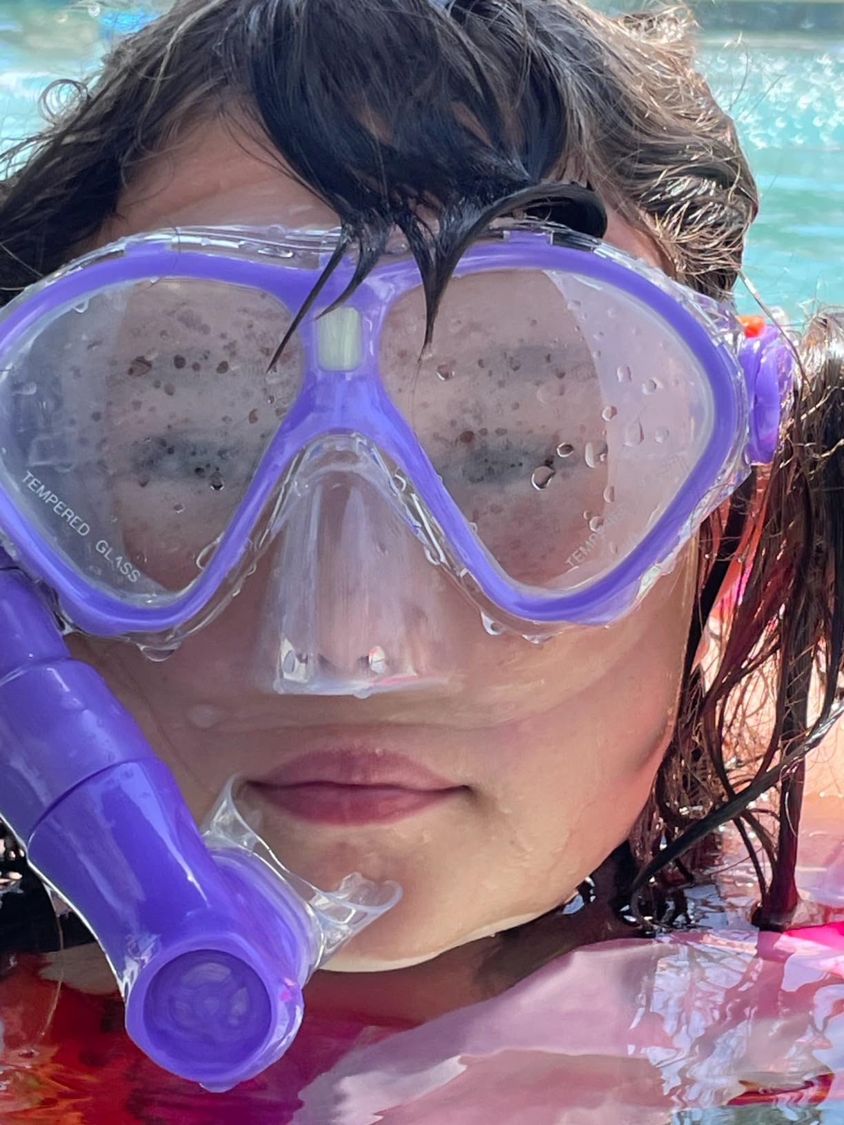 Gintenco Snorkeling Gear for Kids, Snorkel Mask Set for Boys Girls Youth customer photo 2
