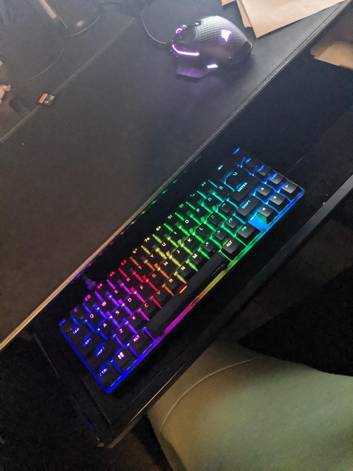 HyperX Alloy Origins 65 - Mechanical Gaming Keyboard – Compact 65% Form Factor - Linear Red Switch - Double Shot PBT Keycaps - RGB LED Backlit - NGENUITY Software Compatible,Black customer photo 1