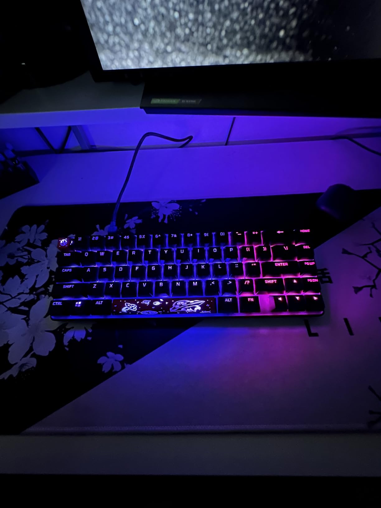 HyperX Alloy Origins 65 - Mechanical Gaming Keyboard – Compact 65% Form Factor - Linear Red Switch - Double Shot PBT Keycaps - RGB LED Backlit - NGENUITY Software Compatible,Black customer photo 2
