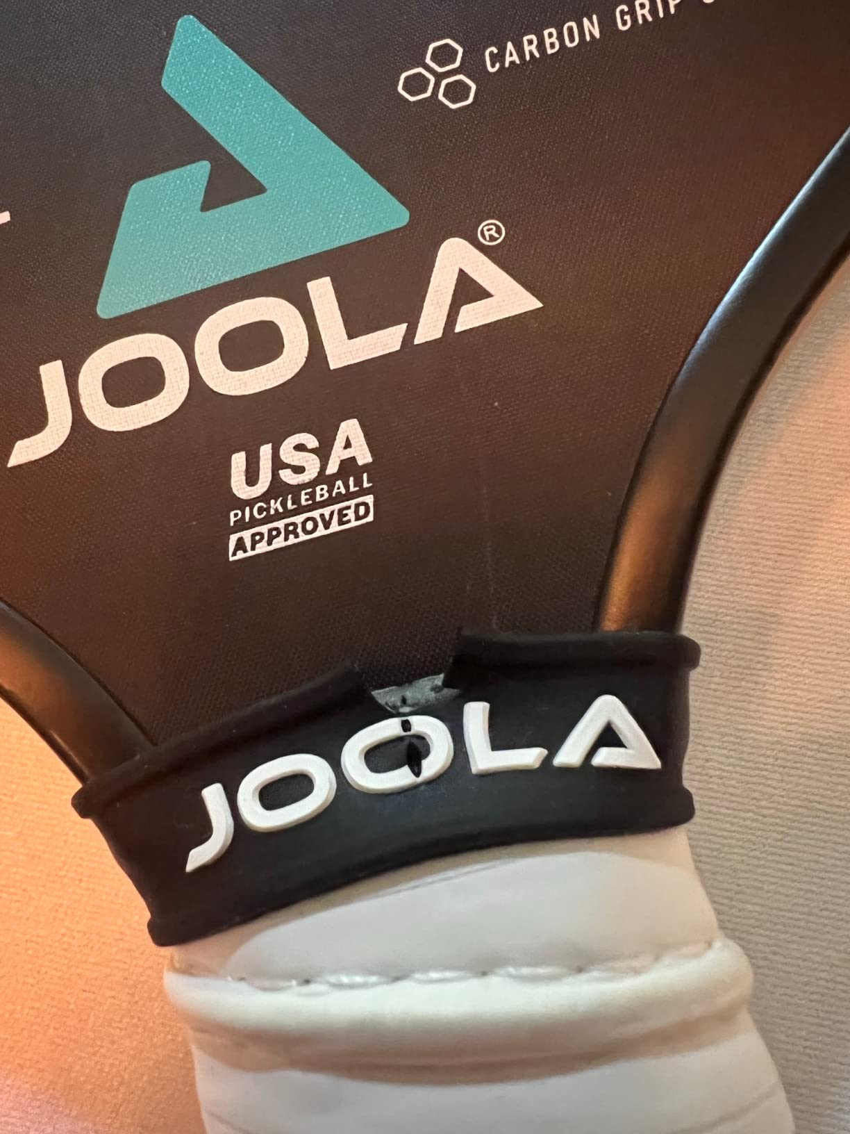 JOOLA Vision Pickleball Paddle with Textured Carbon Grip Surface Technology for Maximum Spin and Control with Added Power - Polypropylene Honeycomb Core Pickleball Racket 16mm customer photo 1