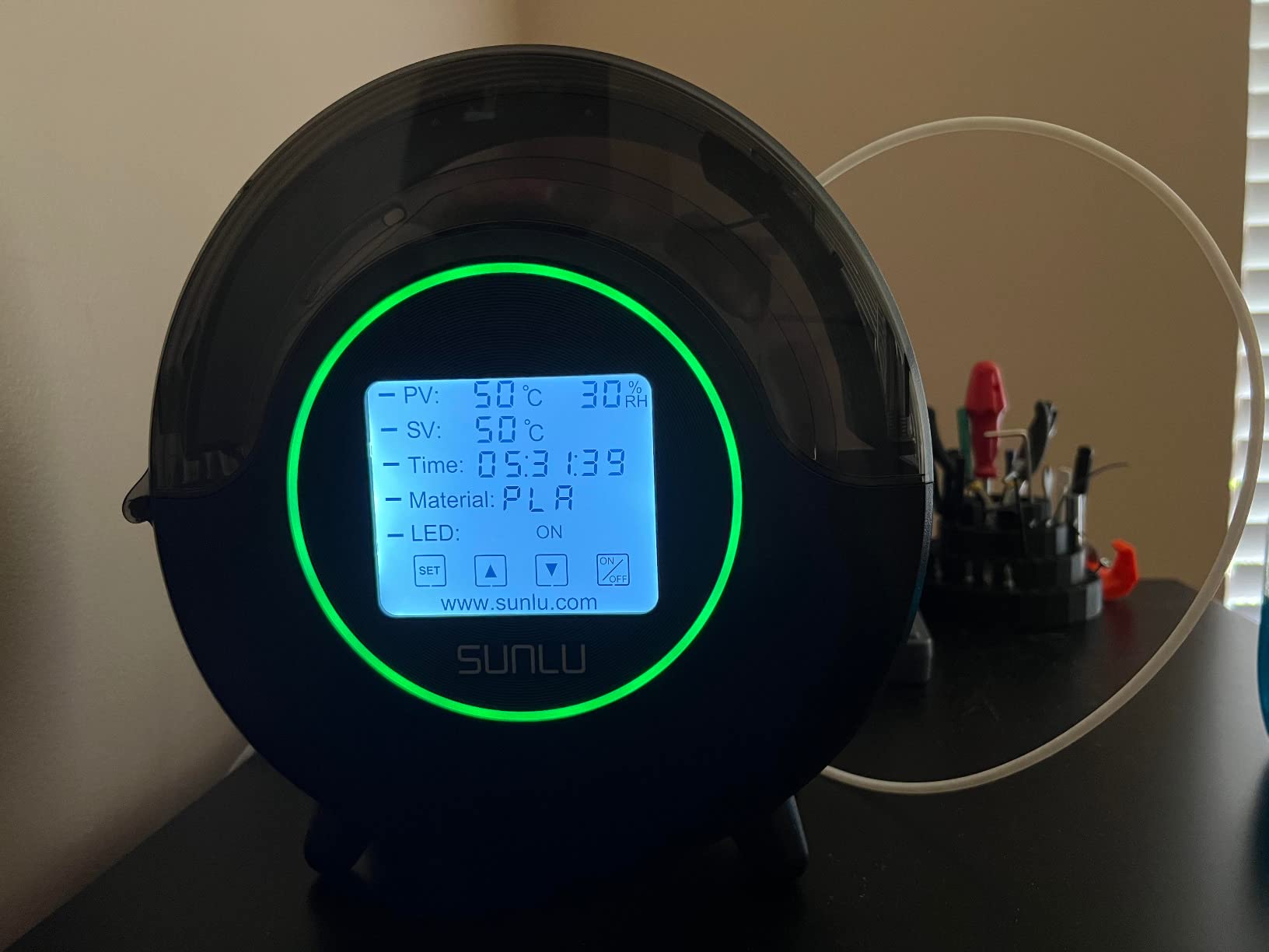 SUNLU Filament Dryer S2, Black customer photo 1