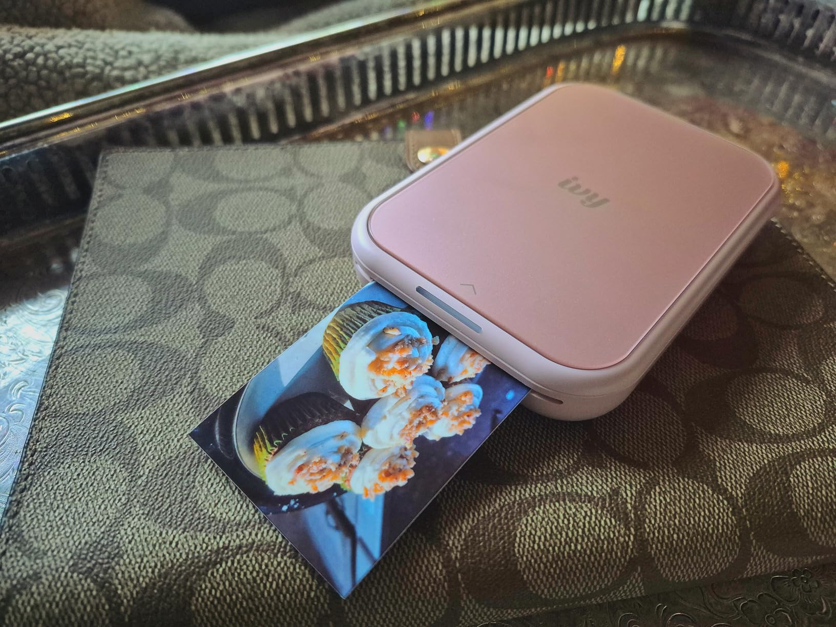 Canon Ivy 2 Mini Photo Printer, Print from Compatible iOS & Android Devices, Sticky-Back Prints, Pure White customer photo 1