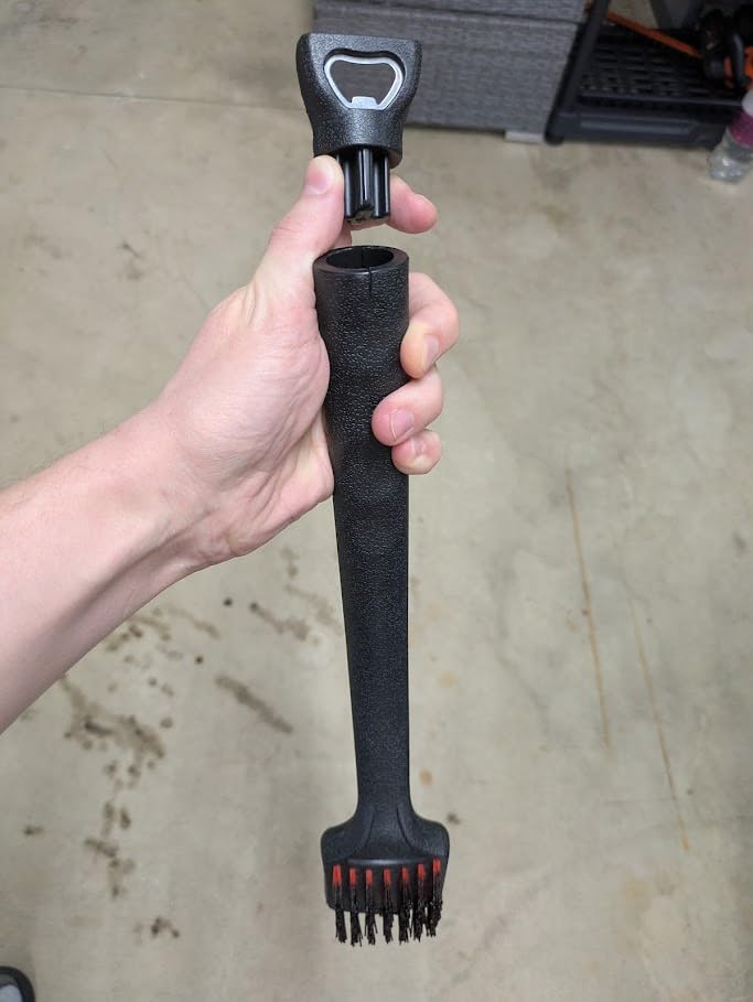 Kingsford Grill Cleaning Brush with Scraper and Bottle Opener, 17 Inch customer photo 1