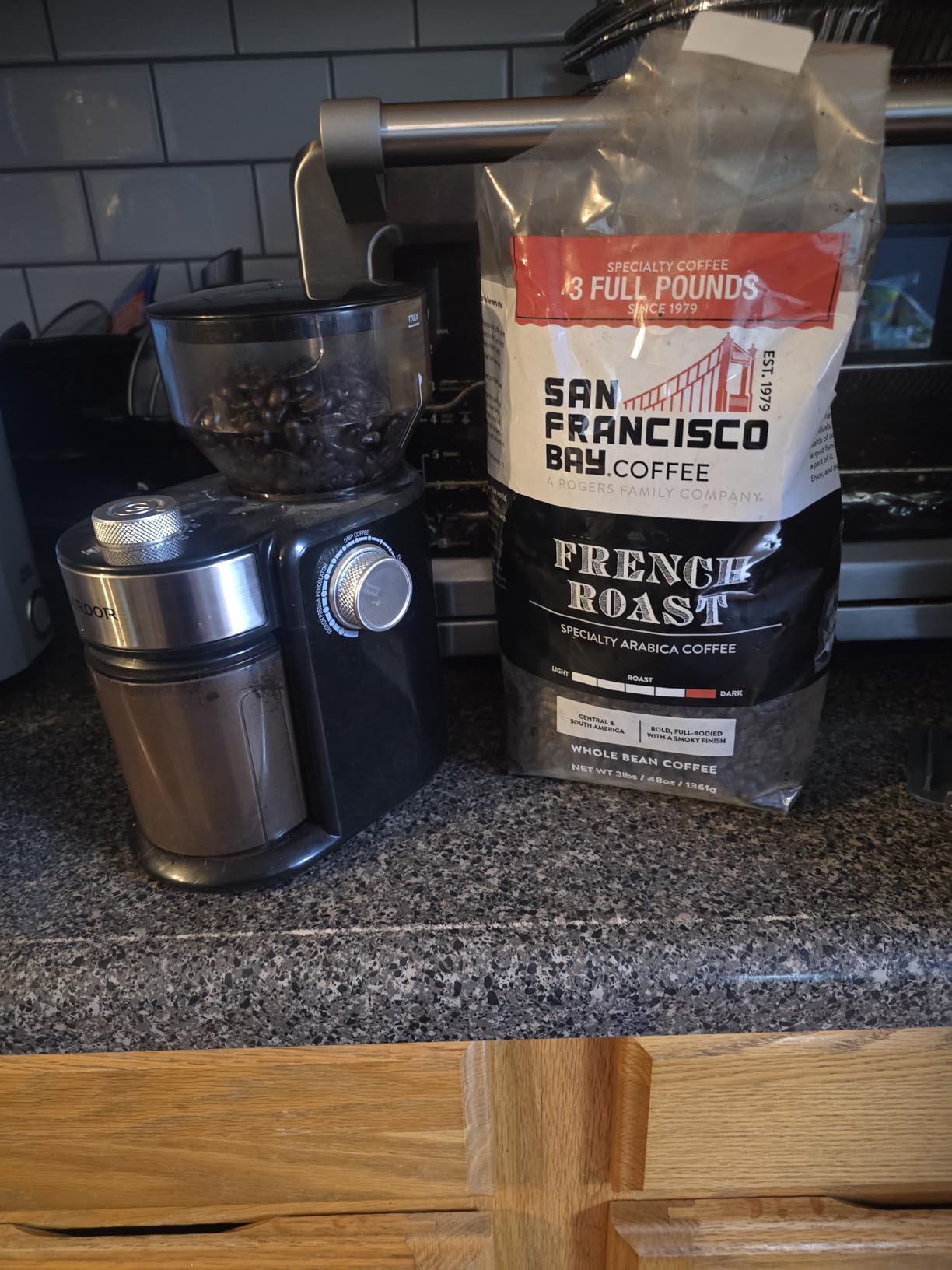SHARDOR Electric Burr Coffee Grinder 2.0, Automatic Coffee Bean Grinder for Home Use, Adjustable Burr Mill with 16 Precise Settings for Espresso & French Press, Silver customer photo 1