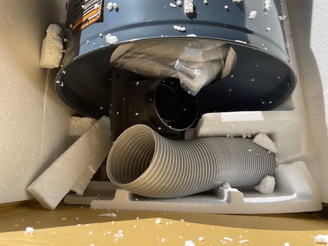 POWERTEC 1 HP, 560 CFM Portable Dust Collector with 1 Micron Dust Collector Bags, Dust Collectors for Woodworking Dust Collection System (DC5372) customer photo 2