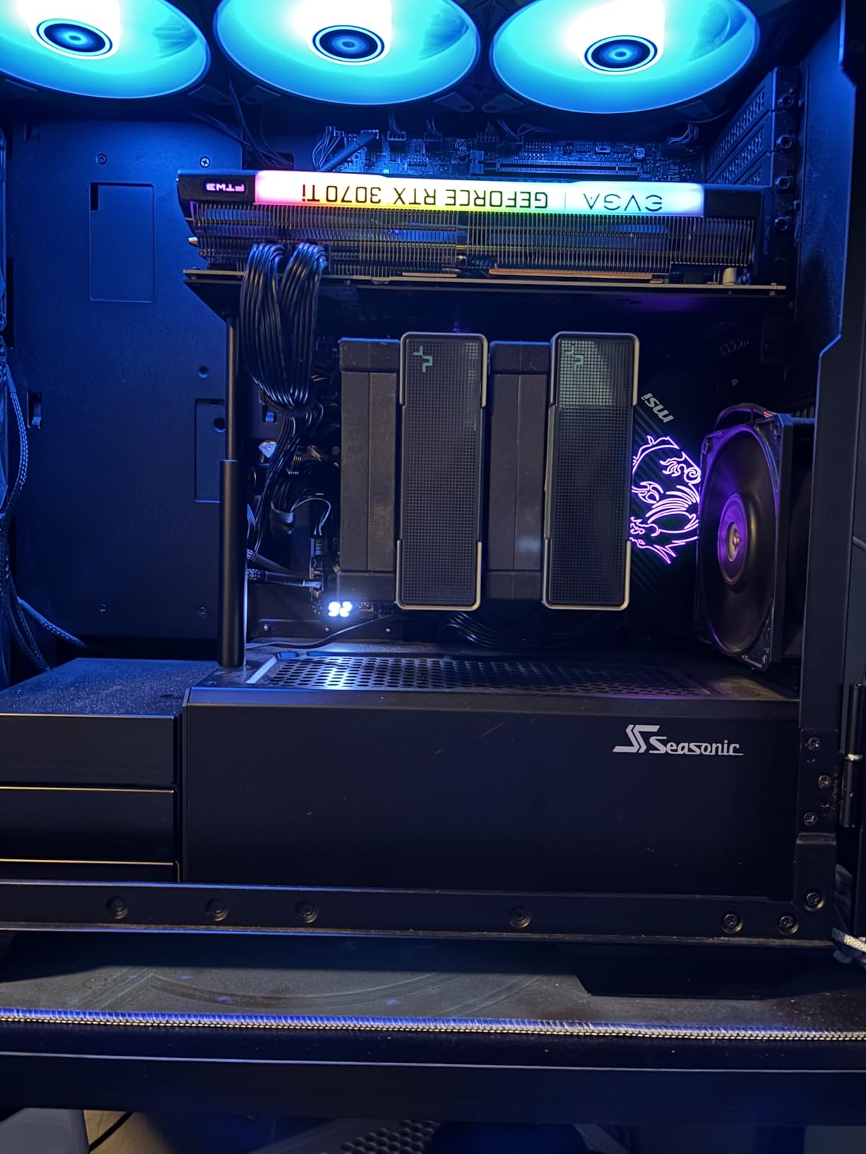 TEAMOLA Tall GPU Support Bracket - Adjustable GPU Anti-Sag Stand GPU Mount customer photo 1