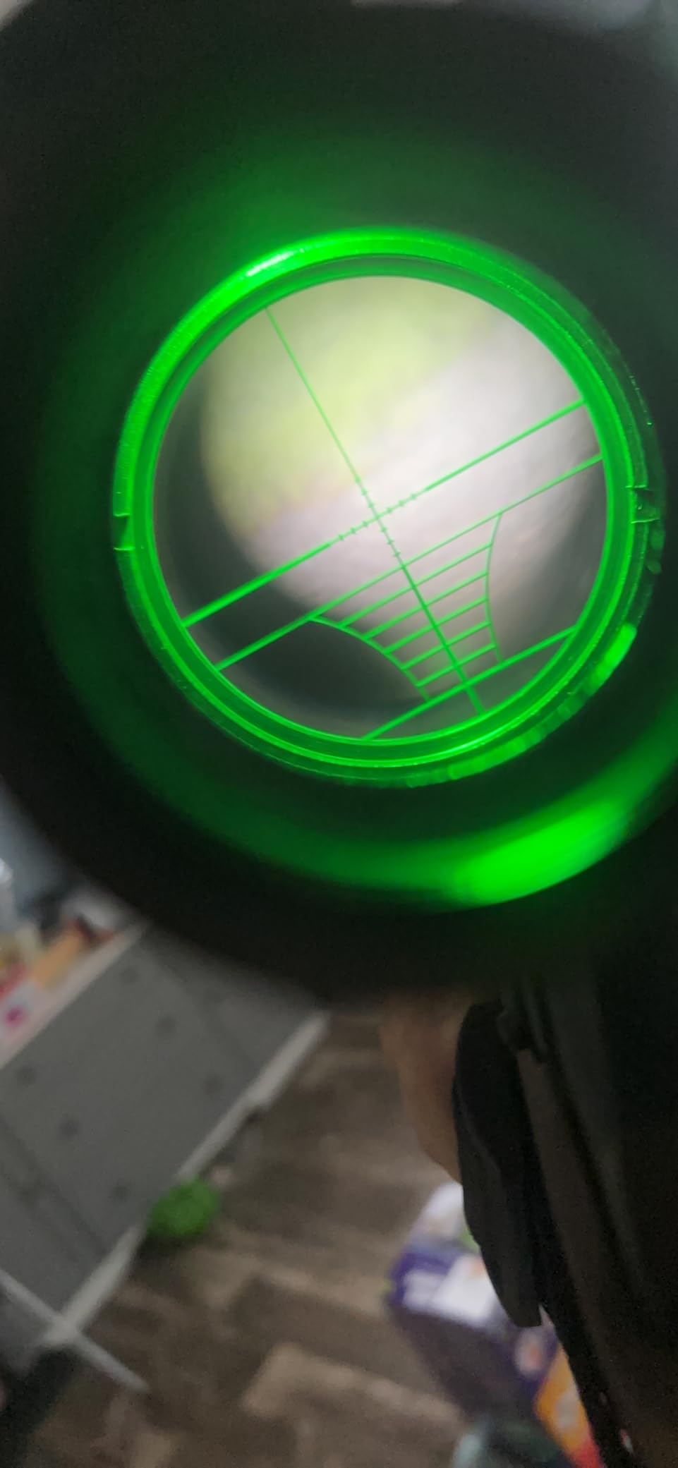 UUQ 6-24x50 AO Rifle Scope Includes Blue/Green Lens with 20mm/11mm Mount-for Hunting,Shotguns,and High-Powered,Long-Range Shooting with Rimfire,and Air Guns.Includes Illuminated Red/Green Reticle customer photo 2