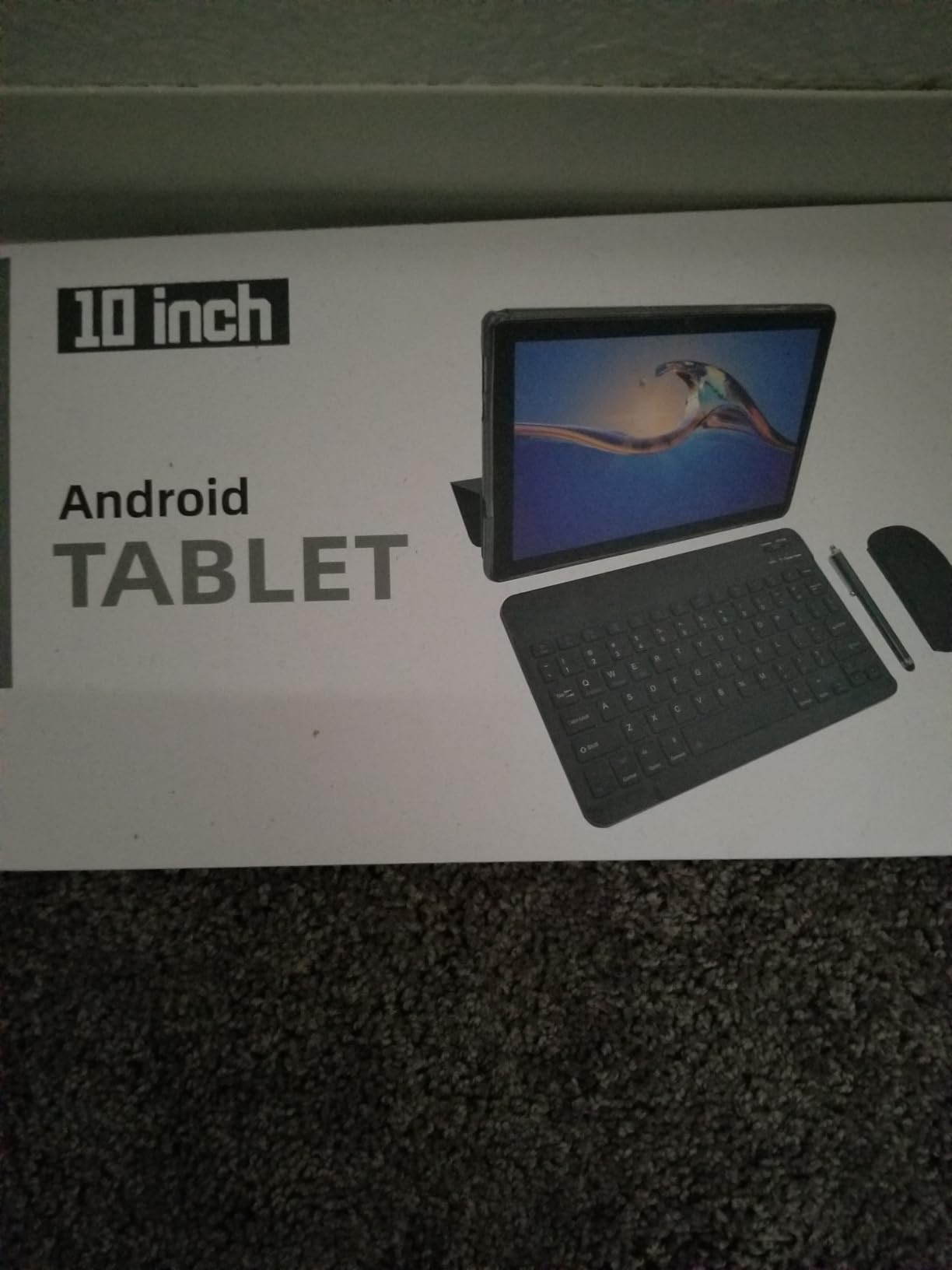 Android Tablet 2 in 1 with Keyboard Case Mouse Stylus, 10 inch Tablet Android 15 Tablets PC, 8GB RAM+32GB ROM Support 1TB Expandable, 6000mAh Battery 10.1