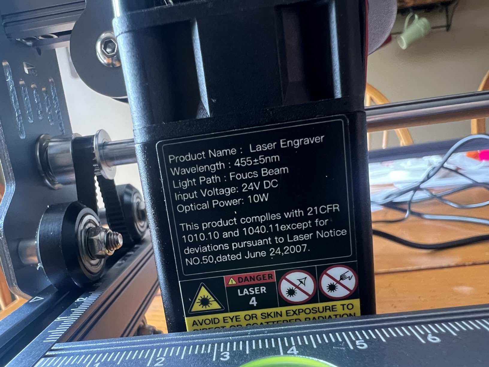 Creality Laser Engraver Machine 10W Output Power, 72W DIY Laser Engraving Machine 0.06mm High Precision Laser Cutter and Engraver for Wood and Metal, Paper, Acrylic, Glass, Leather etc, 17