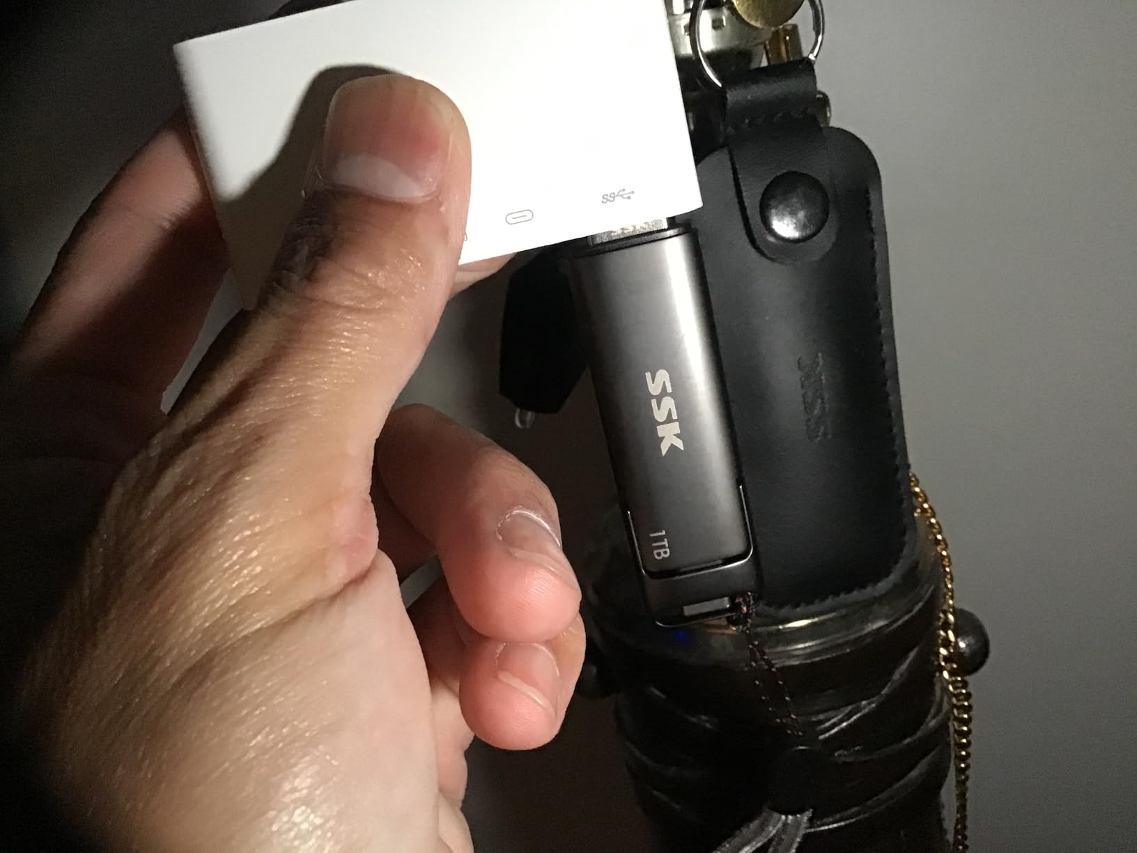 SSK 1TB External SSD Drive up to 550MB/s Dual USB C+A 3. 2 Thumb Drive customer photo 1