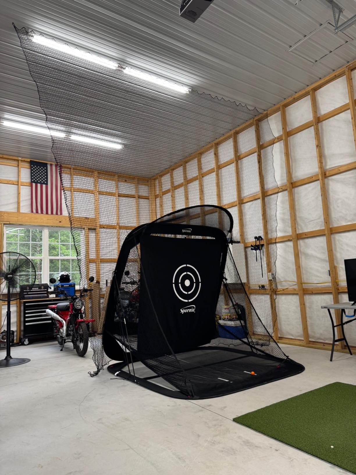 NQB Golf Practice Net, Heavy Duty Hitting Net for Backyard, Garage Training customer photo 1
