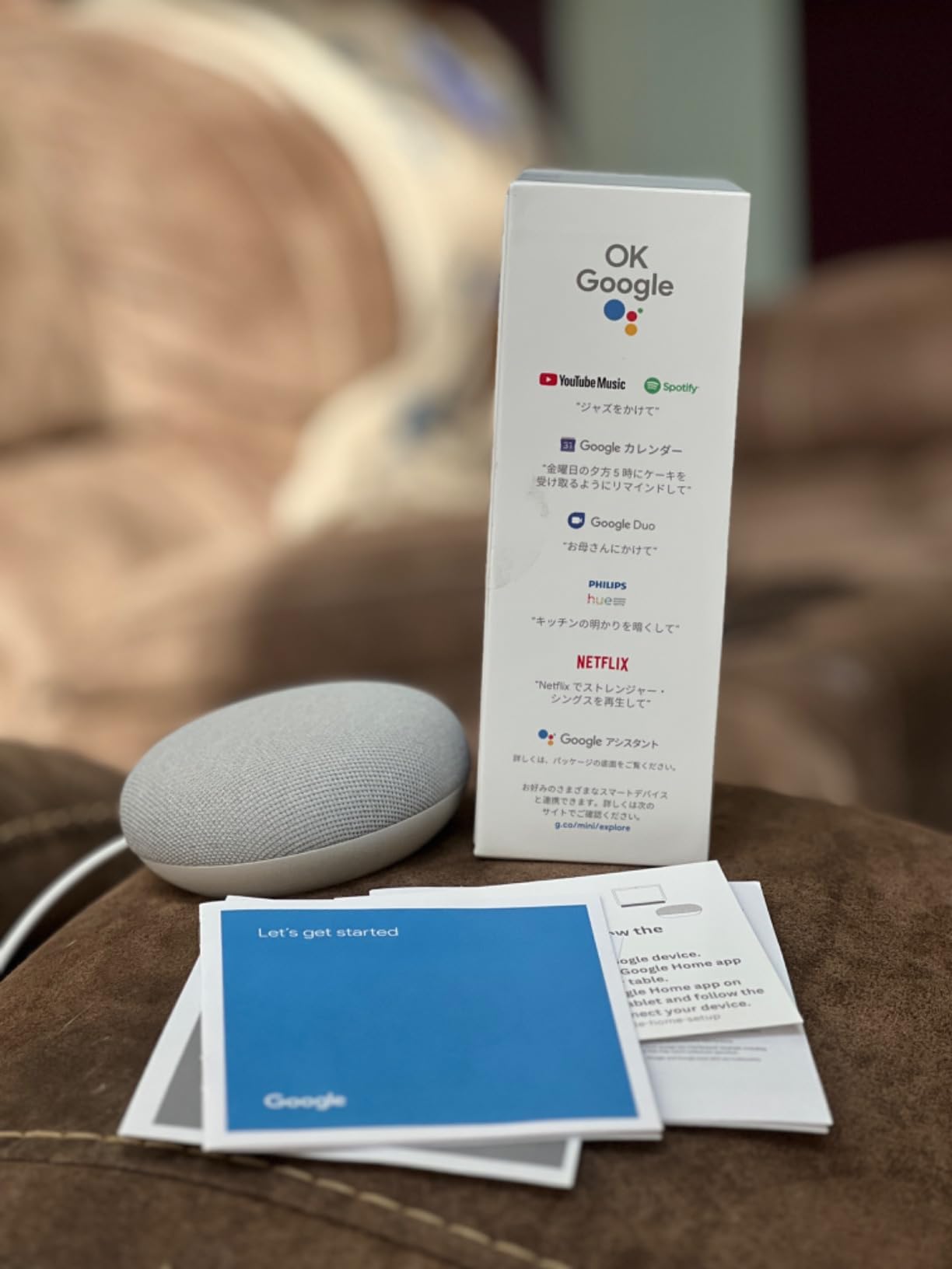 Google Nest Mini 2nd Generation Smart Speaker with Google Assistant - Charcoal customer photo 1