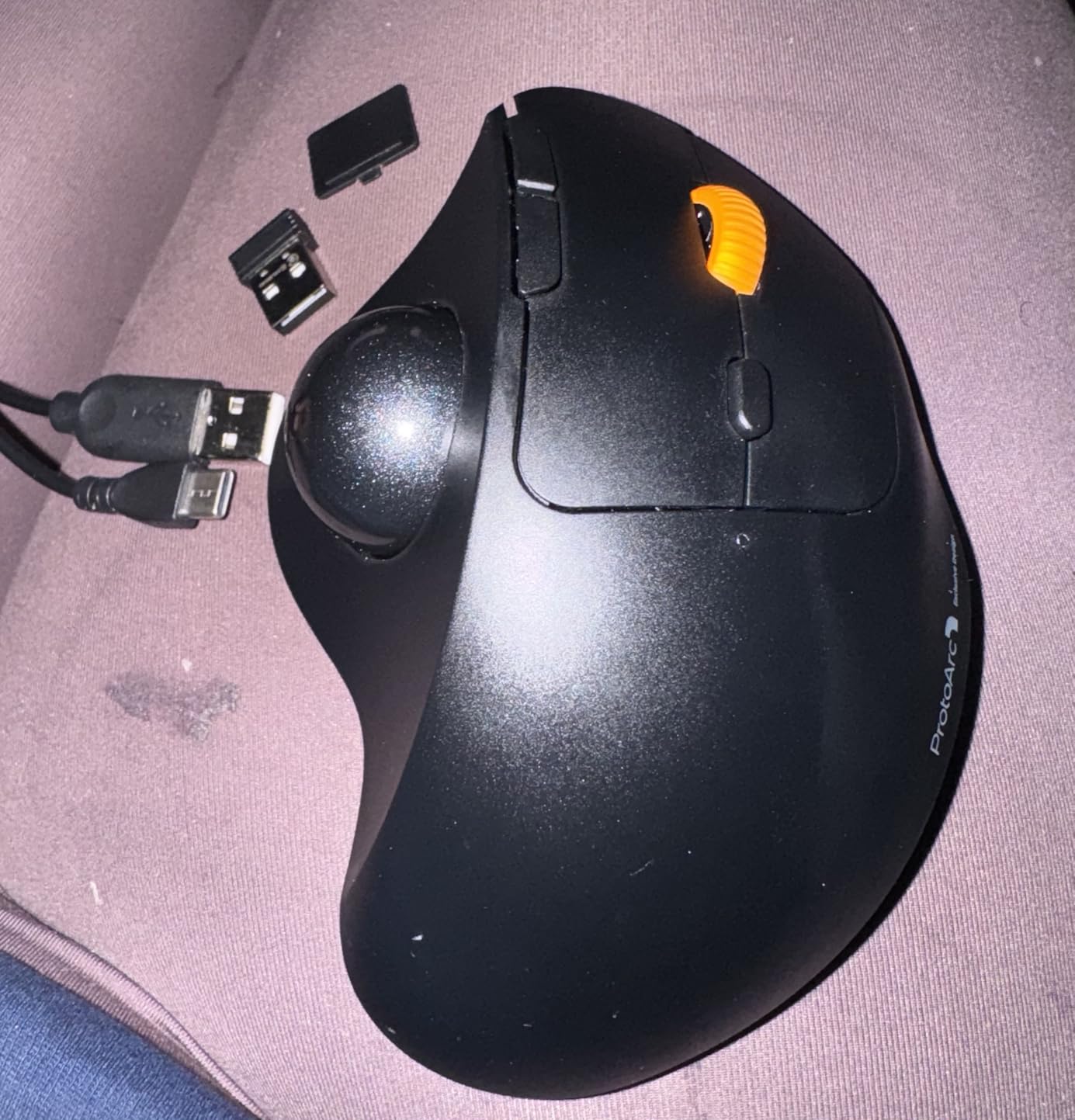 ProtoArc EM04 Wireless Trackball Mouse, Bluetooth Trackball Mouse customer photo 1