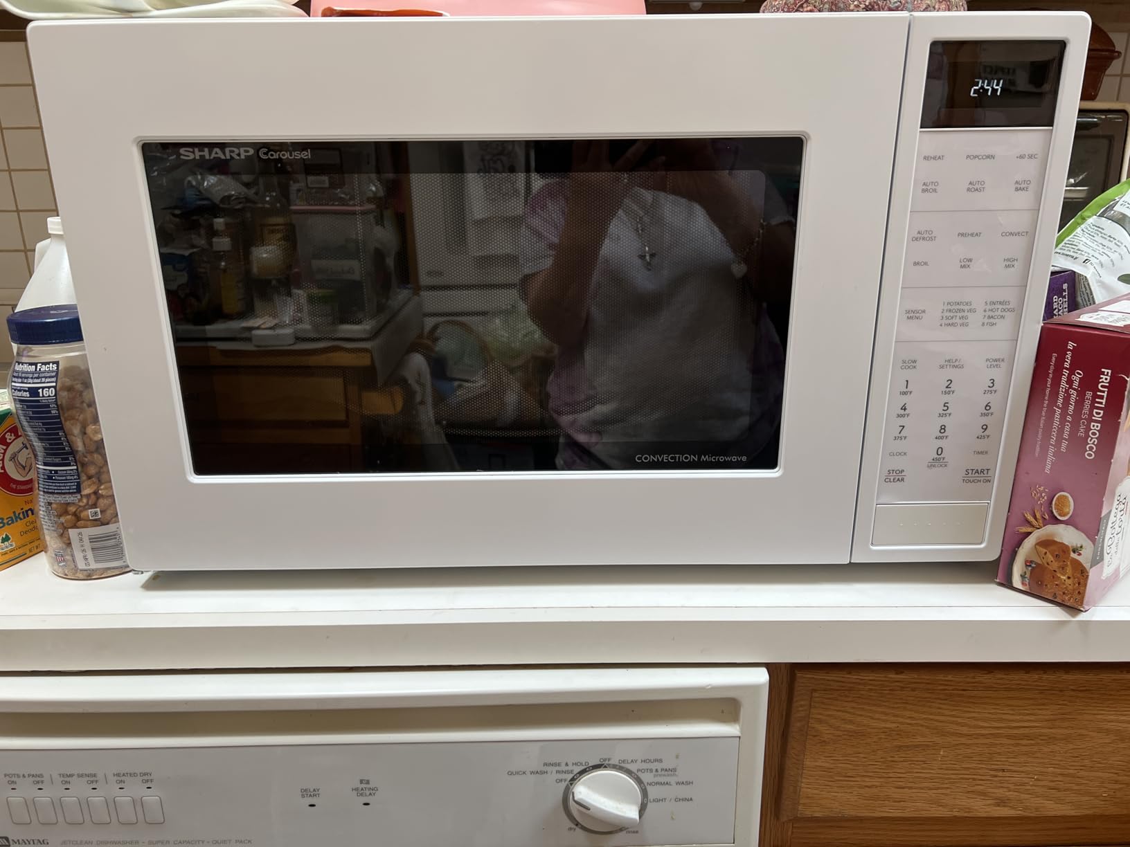 Sharp SMC1585KB 1.5 cu. ft. Black Convection Countertop Microwave customer photo 1