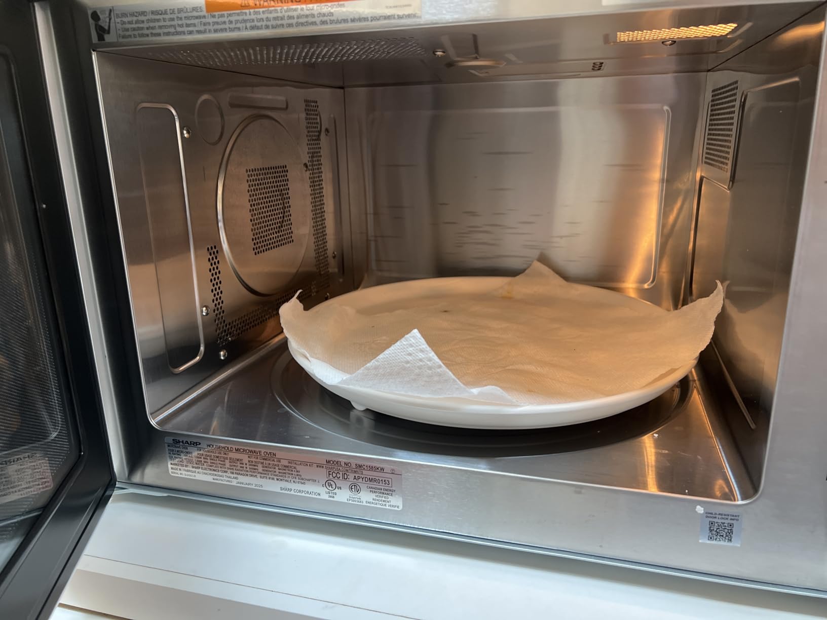Sharp SMC1585KB 1.5 cu. ft. Black Convection Countertop Microwave customer photo 2