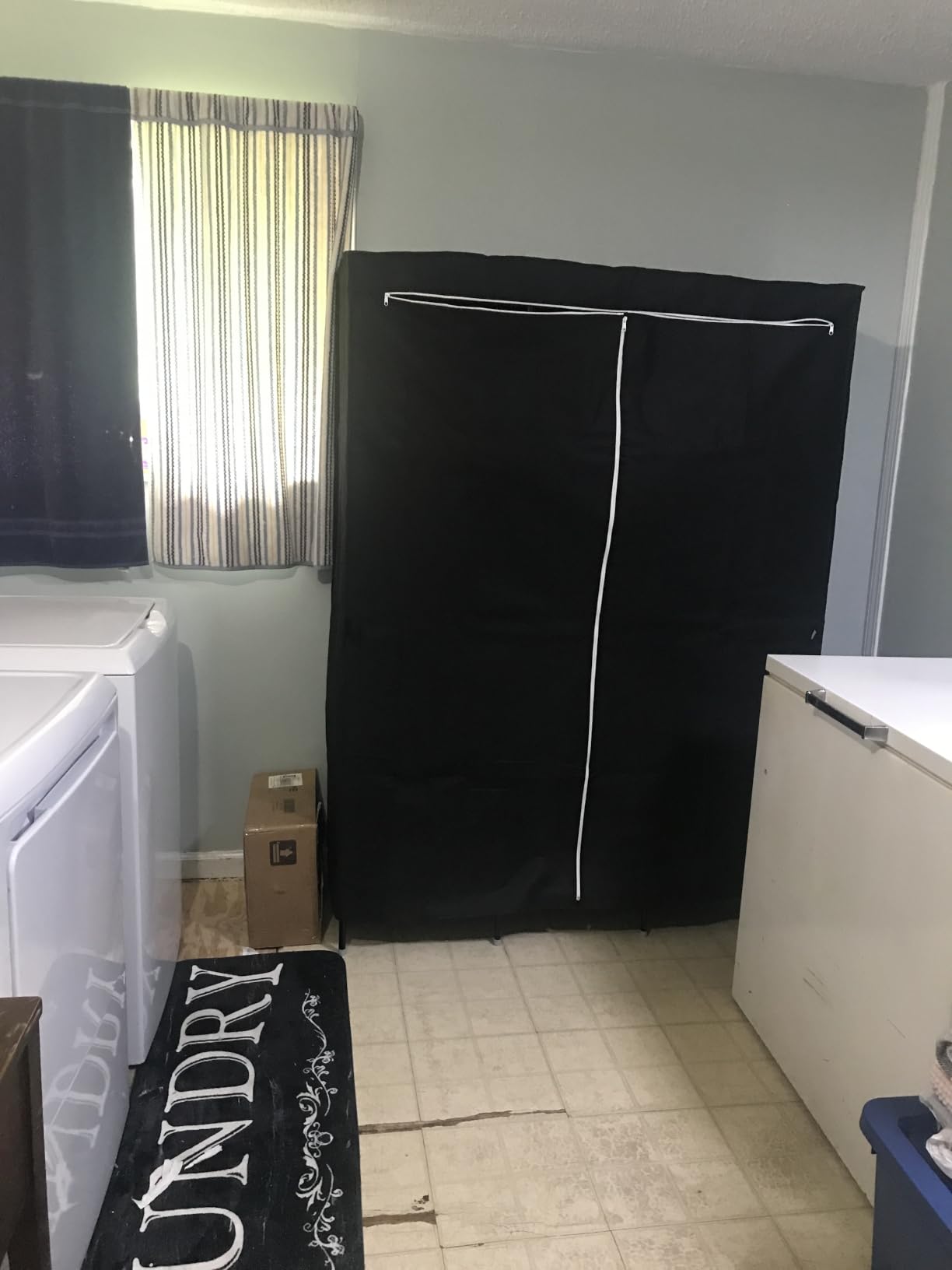 LOKEME Wardrobe Closet,Steel Pipe Diameter 19mm,Portable Closet for Bedroom customer photo 2