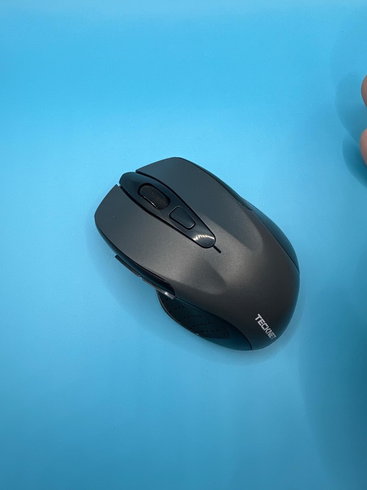 TECKNET Wireless Mouse, BT 5.0/2.4G, Silent 4800 DPI 6 Buttons, Grey customer photo 2