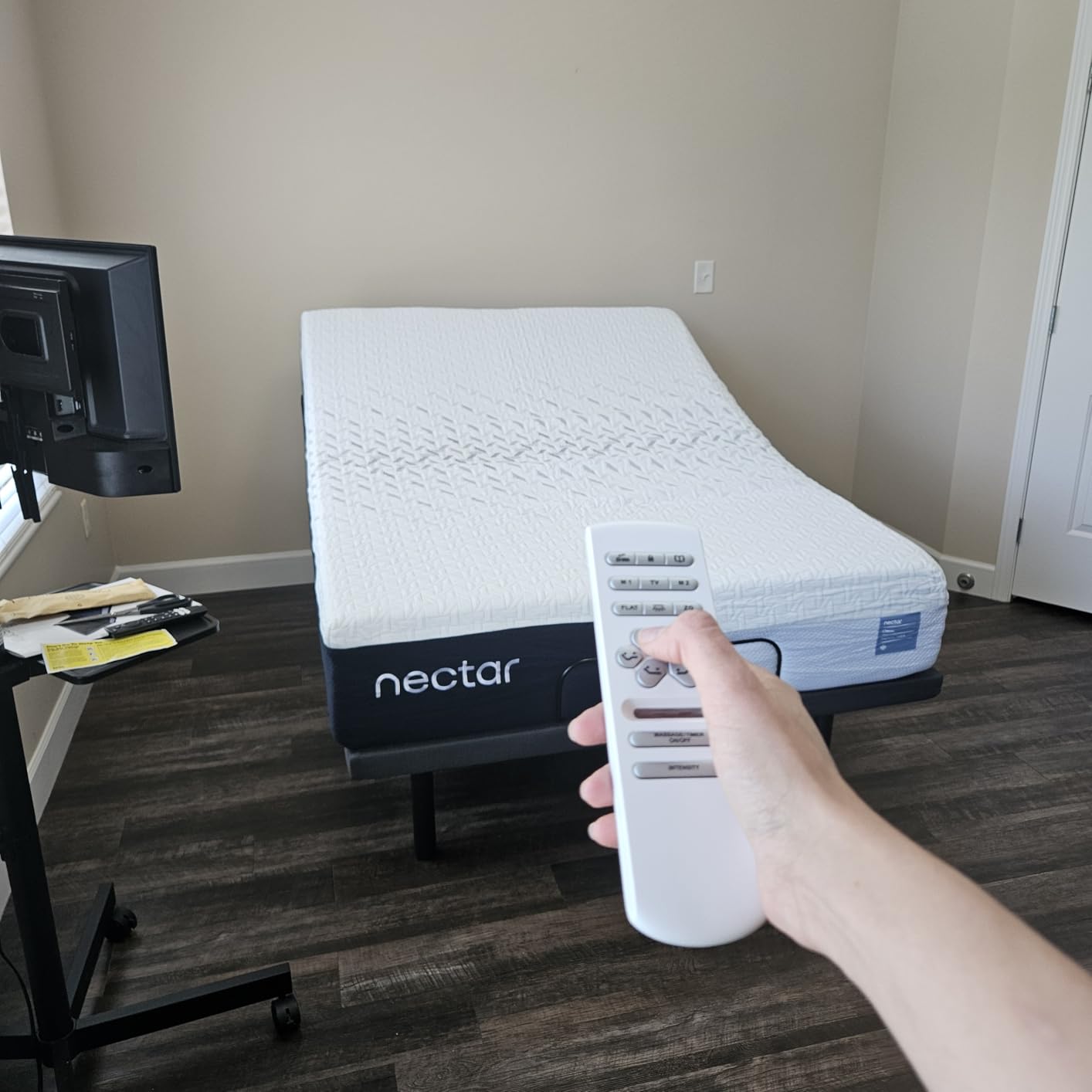 Nectar Premier Adjustable Base, Twin XL, Head & Foot, Massage customer photo 2