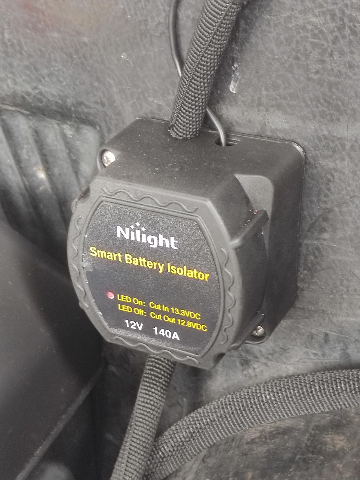 Nilight 12V 140A Dual Battery Setup Isolator Kit Voltage Sensitive Relay customer photo 1