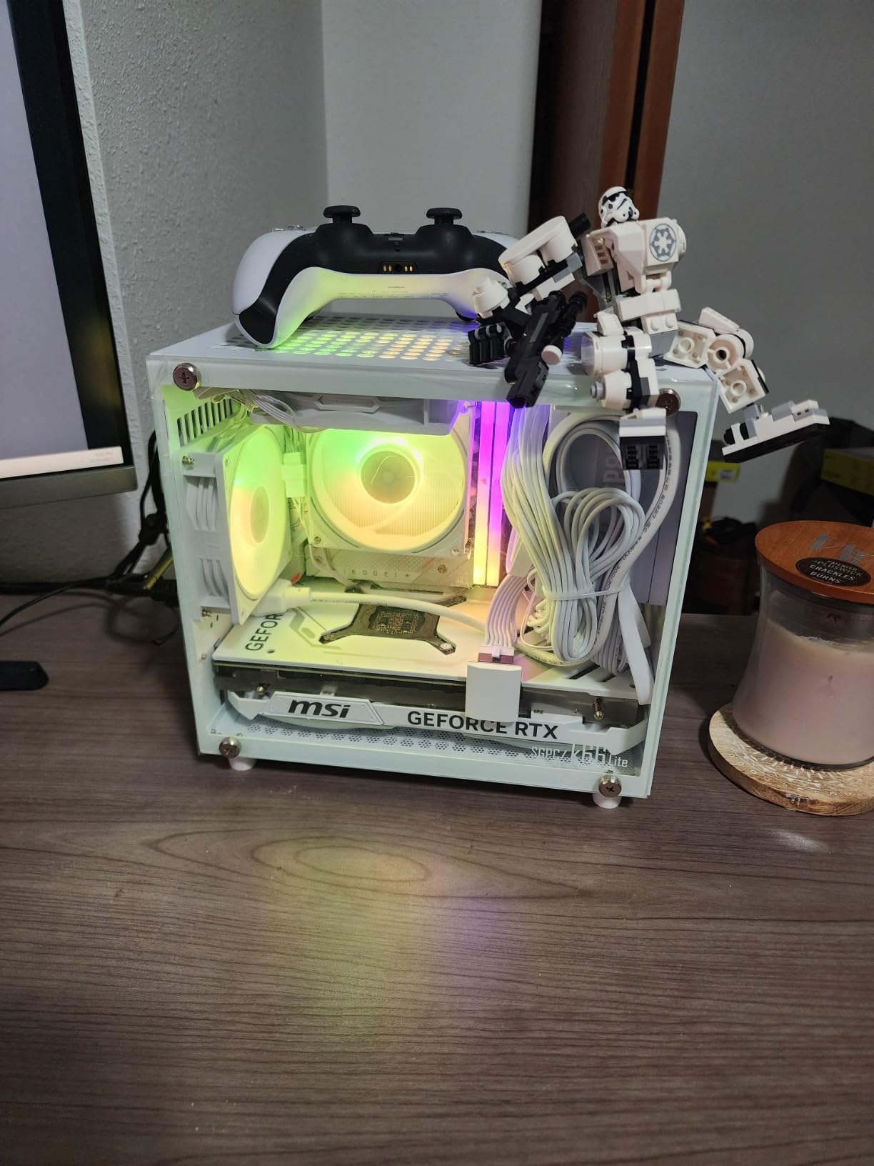 SGPC K66 Lite 8.4L Mini ITX Case, Tempered Glass Gaming Chassis customer photo 1