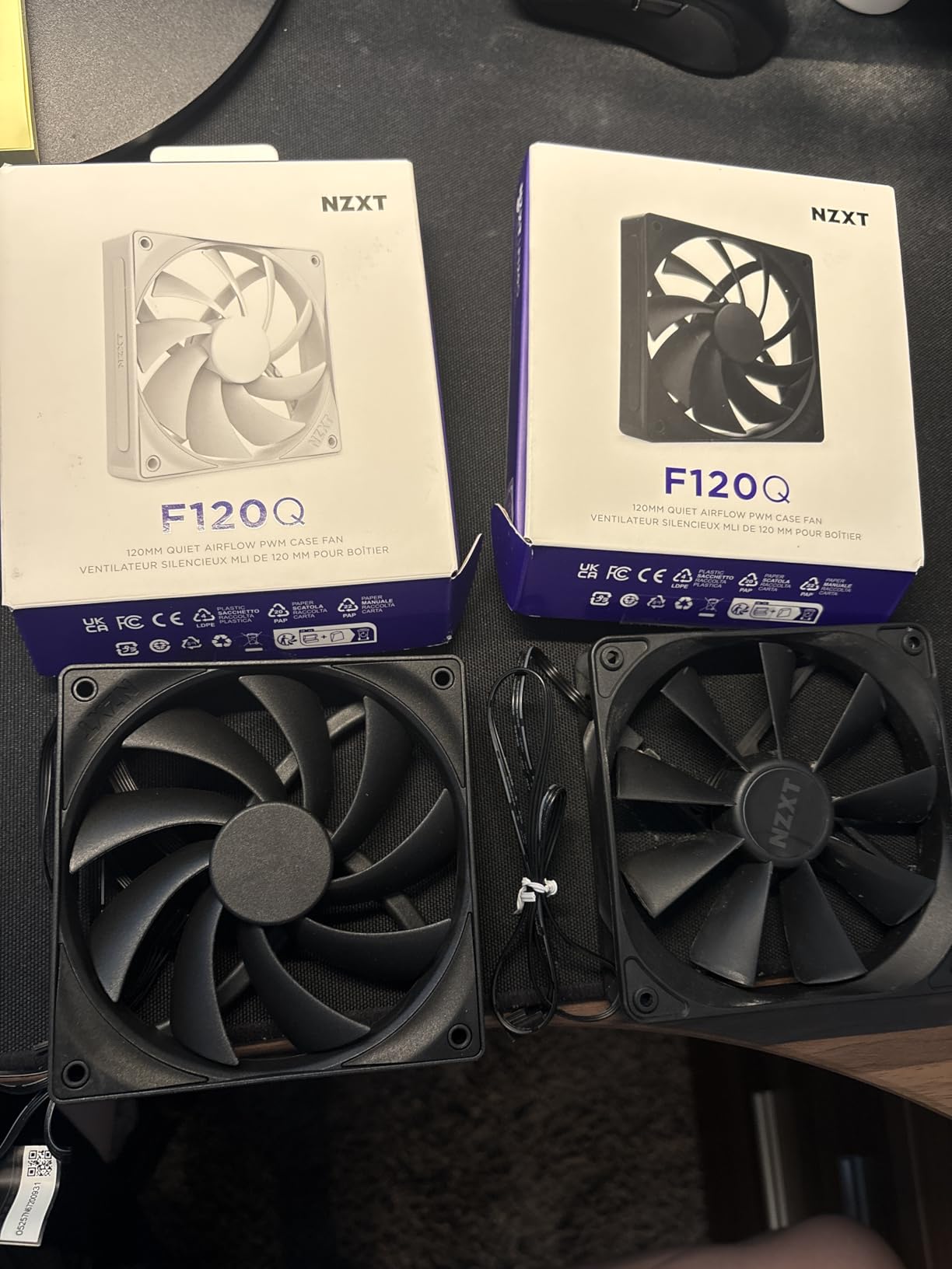 NZXT F120Q - 120mm Quiet Airflow PC Case Fan - Black customer photo 1