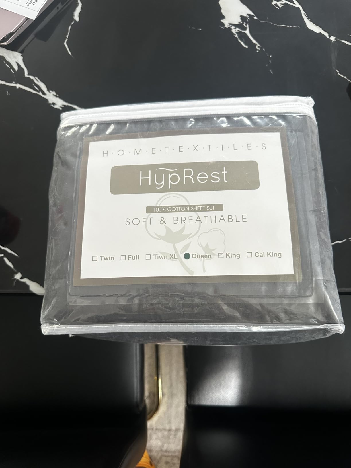 HYPREST Extra Deep Pocket King Sheets 18-24 Inch 100% Cotton Percale Mint customer photo 1