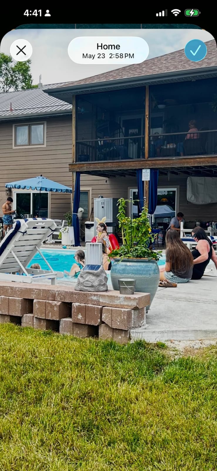 Victrola Rock Speaker Connect, Stone, Wireless Outdoor Speaker with Bluetooth 5.3, 22-Hour Battery Life, Portable Speaker with Solar Charging, IP65 Waterproof Speaker - Pair customer photo 1