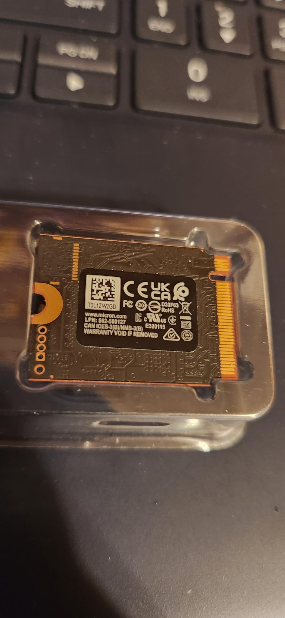 Crucial P310 1TB M.2 2230 SSD, PCIe Gen4 NVMe, Up to 7,100MB/s, Internal Solid State Drive, Ideal for Steam Deck, ASUS ROG Ally, MSI Claw, Mini PCs & Ultrabooks - CT1000P310SSD2 customer photo 1