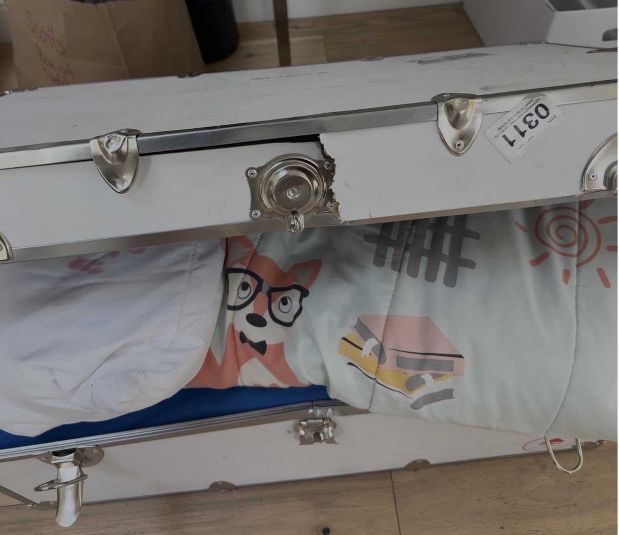 Rhino Large Essential Trunk with Wheels, Tray & Lid Organizer for Camp customer photo 2