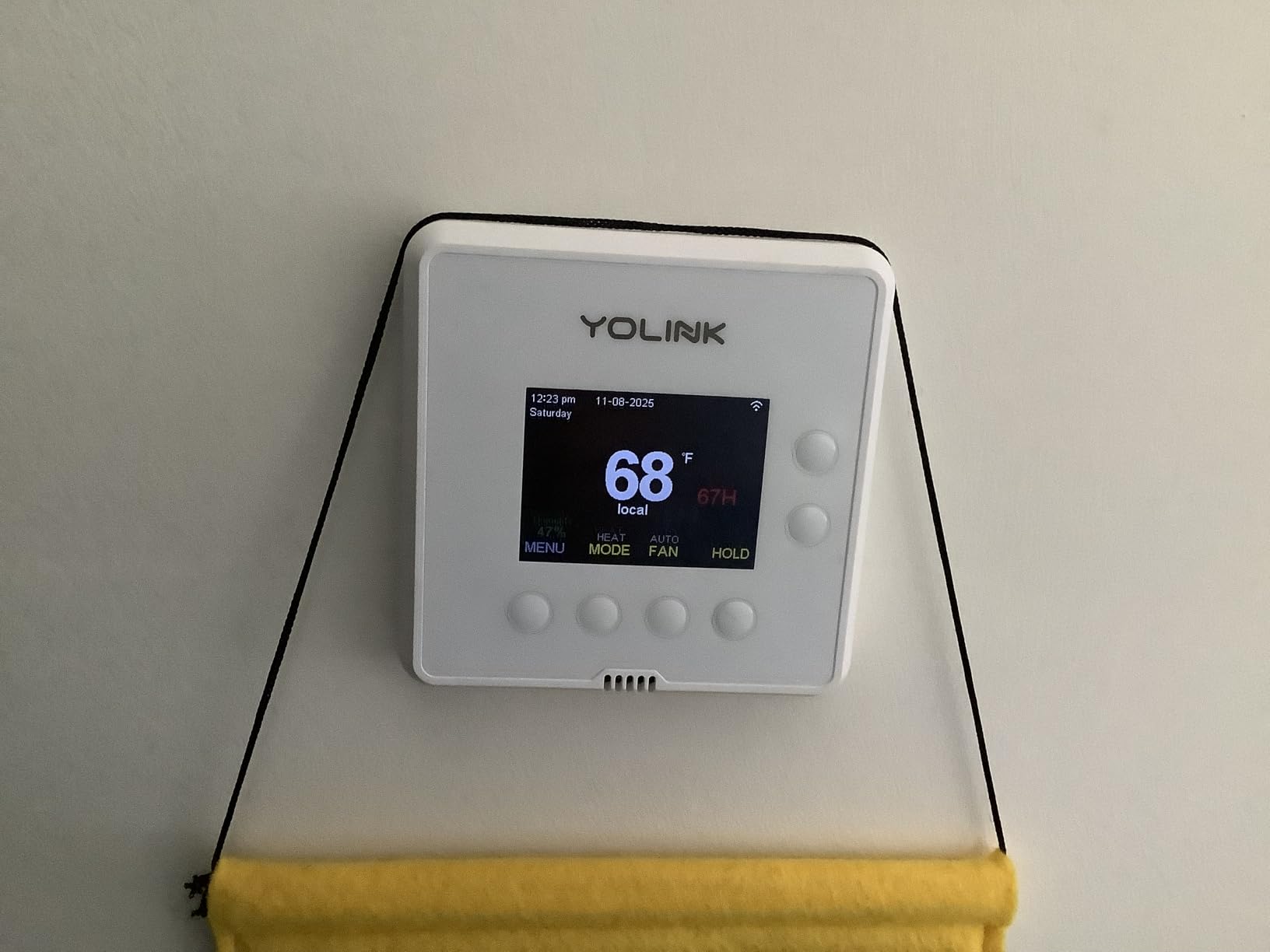 YoLink Thermostat 2, Smart Heat Pump Thermostat, YS4004 customer photo 2