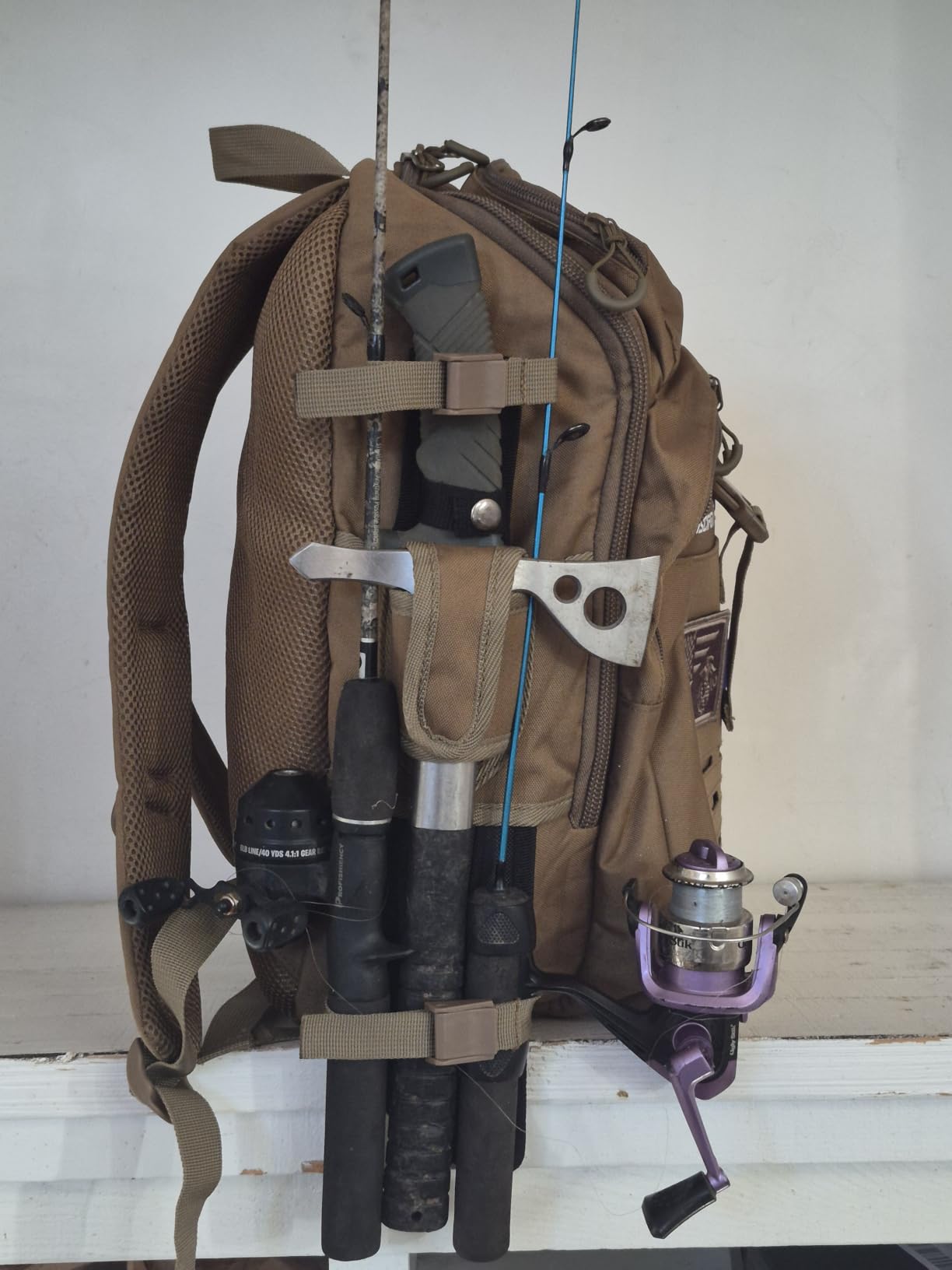 Piscifun Fishing Tackle Backpack, Rod & Gear Holder, Water-Resistant customer photo 1
