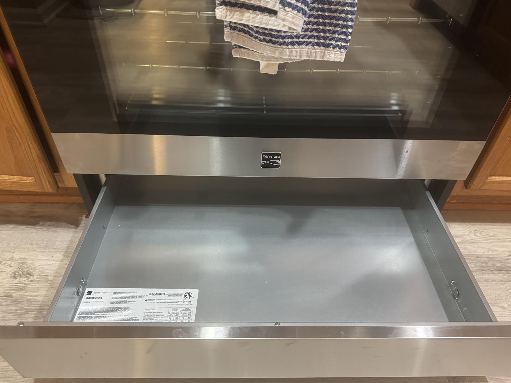 Kenmore 5.6 cu. ft. Front Control Gas Range Oven - Stainless Steel customer photo 1