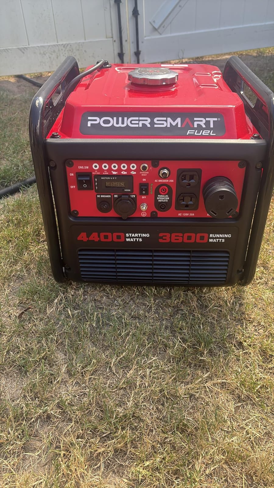 PowerSmart 4400W Peak / 3600W Running Portable Inverter Generator Gas Powered, RV Ready 30A Outlet, Lightweight, Quiet Operation, CO Shutoff, ECO Mode – Ideal for Home Backup, Camping, and Jobsite Use customer photo 1