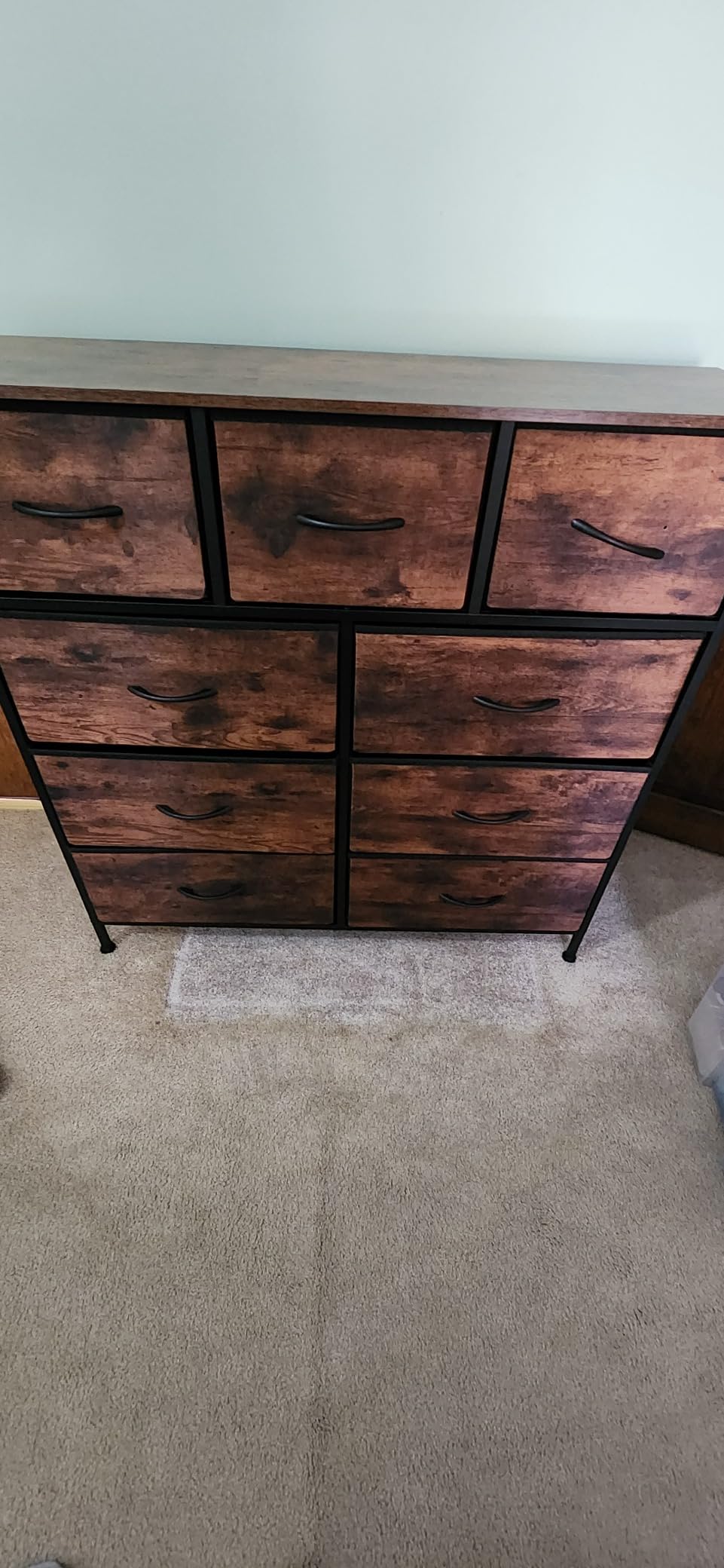 DUMOS 9 Drawer Dresser for Bedroom, Storage Organizer Chest of Drawers customer photo 1