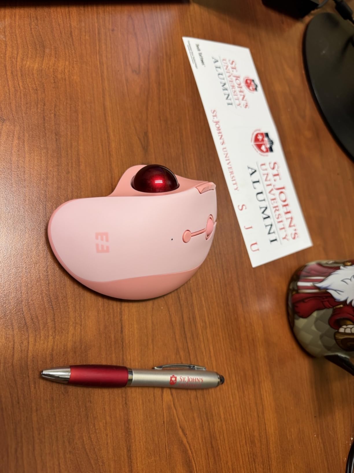 seenda Wireless Trackball Mouse, Ergonomic Bluetooth Rollerball Mouse,Black customer photo 1