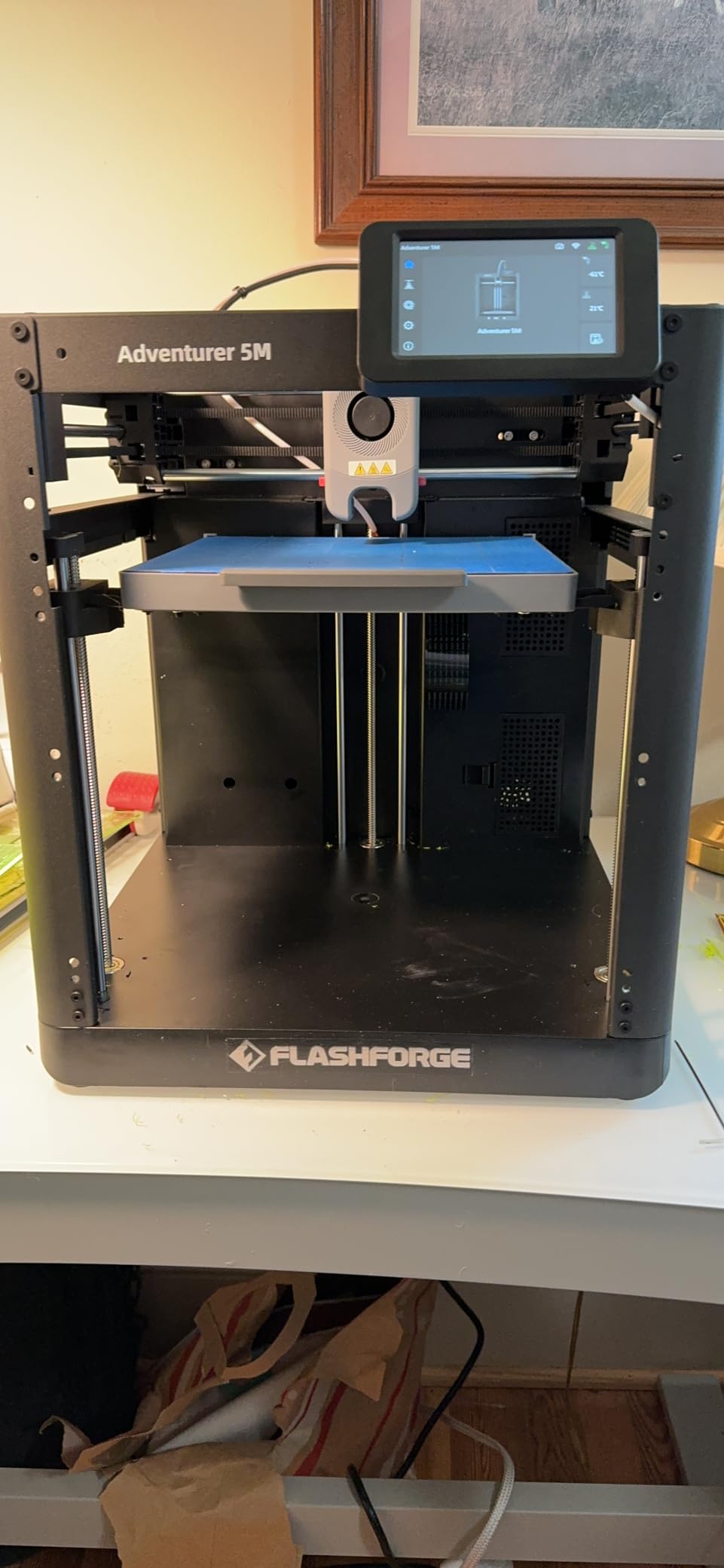 FLASHFORGE AD5X Multi-Color & Material 3D Printer with IFS, 220x220x220mm customer photo 2