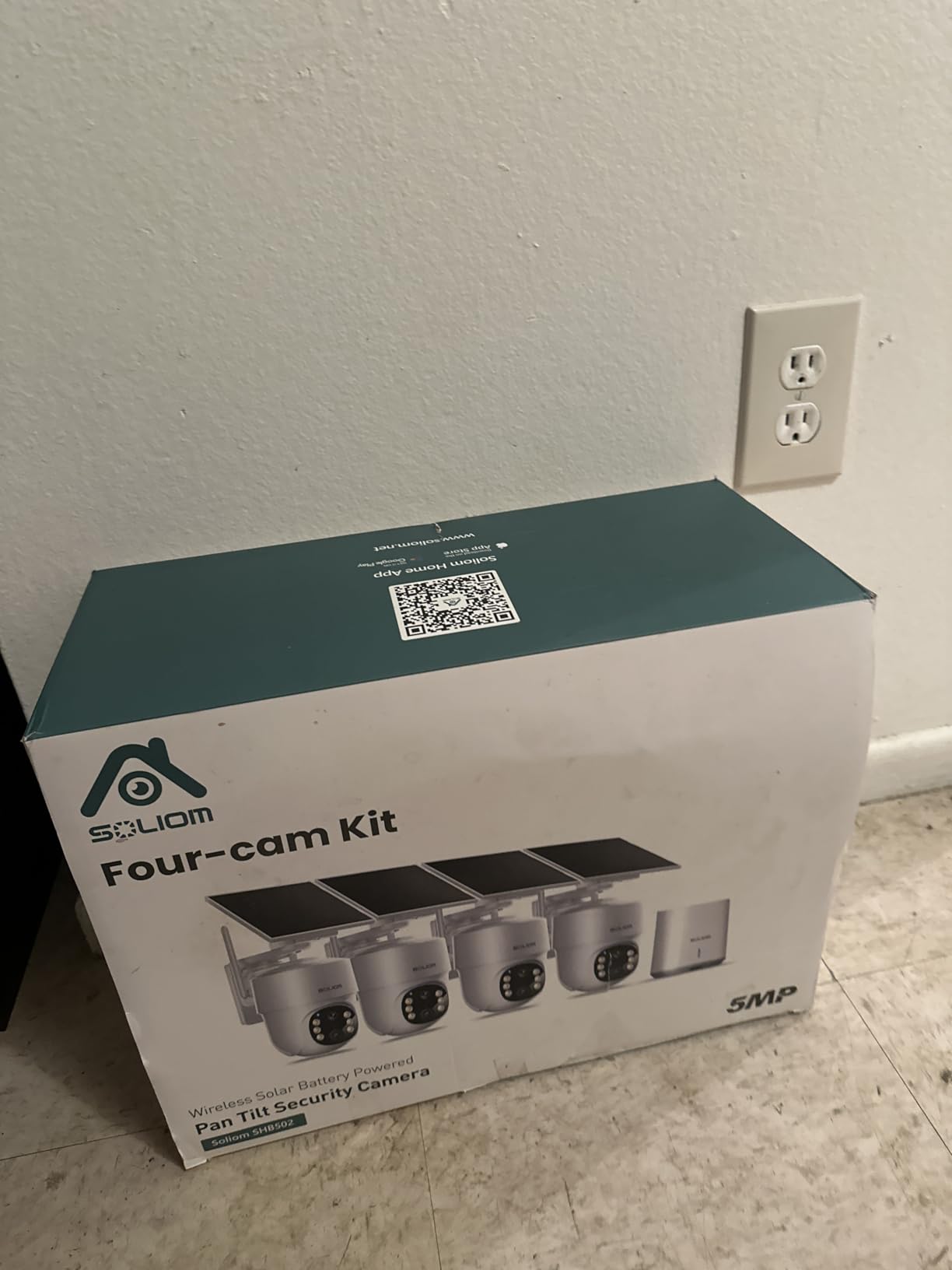 SOLIOM 5MP Security Cameras Wireless Outdoor, No Subscription, 4-Cam Kit customer photo 1