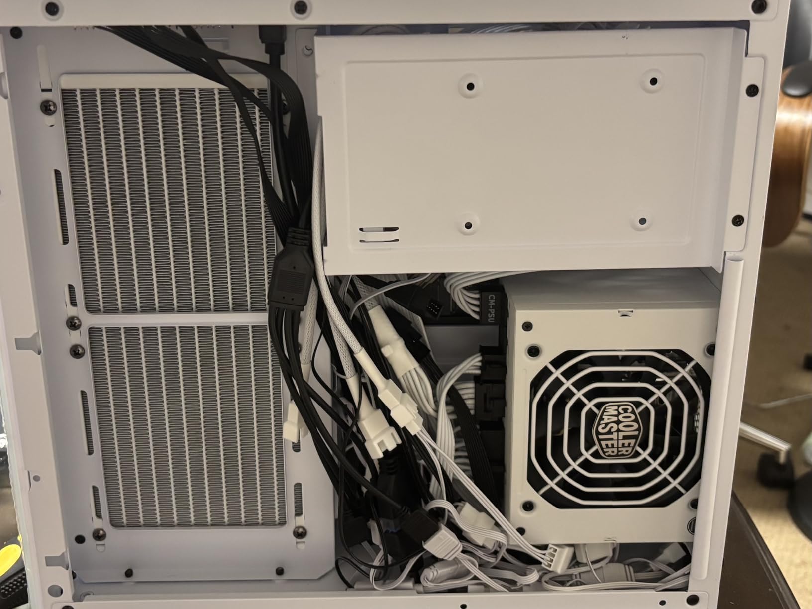 darkFlash ITX PC Case, Pre-Install 3 PWM ARGB Fans Computer Case, Full View Dual Tempered Glass ITX Case, Mini Size, Supports 240mm AIO(C275P) (Black) customer photo 1
